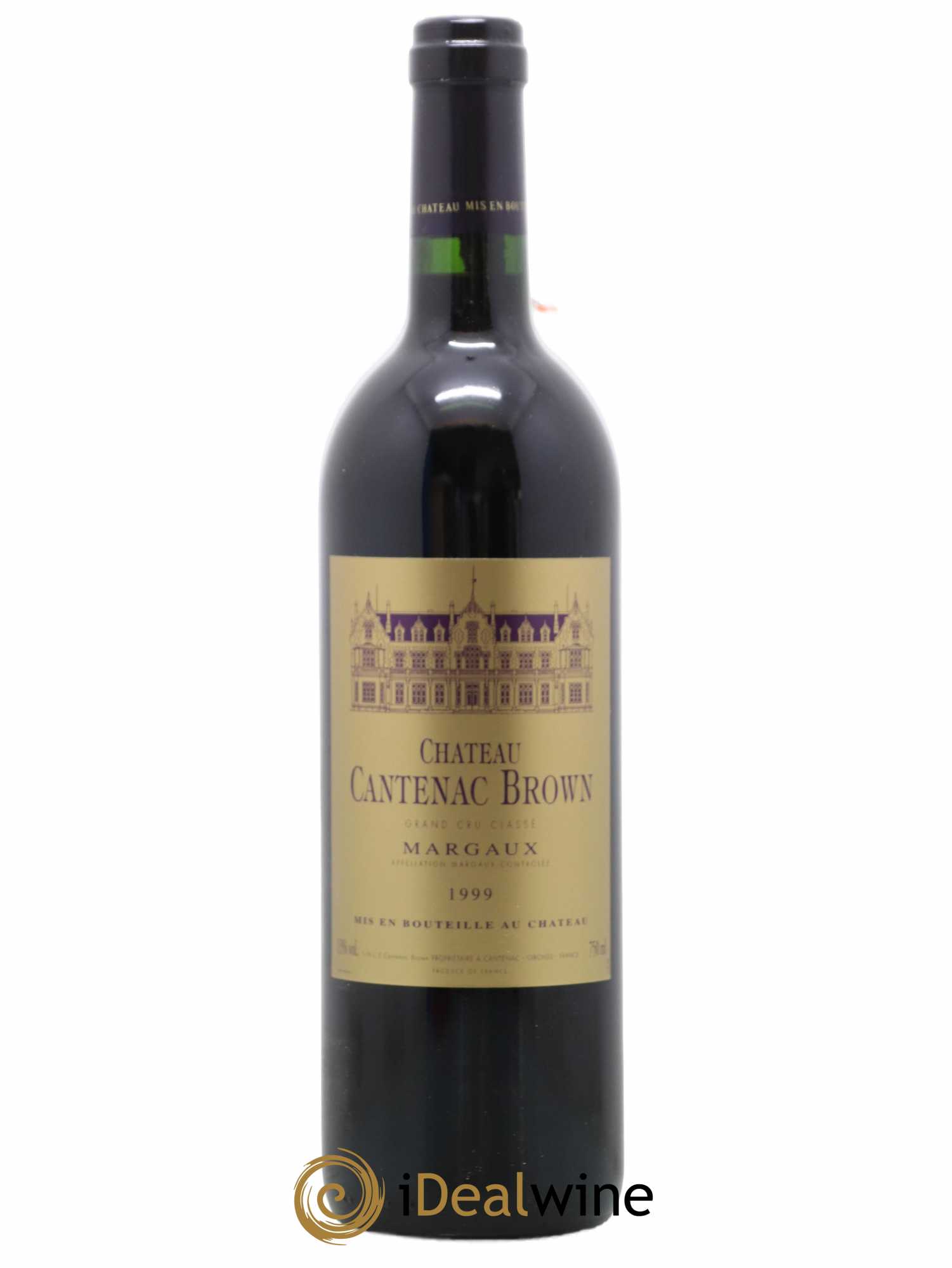 Château Cantenac Brown 3ème Grand Cru Classé 1999 - Lot de 1 bouteille - 0