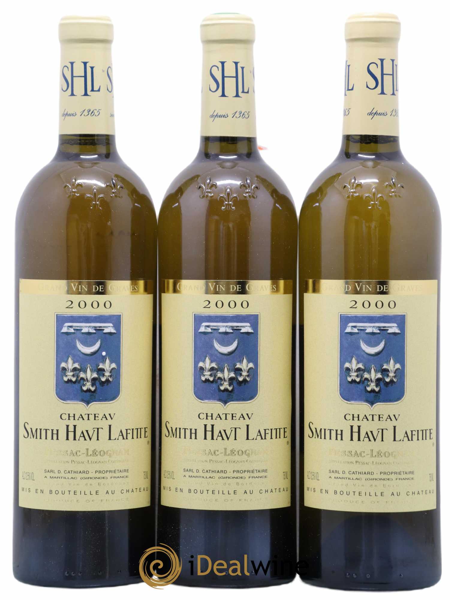 Château Smith Haut Lafitte 2000 - Lot de 3 bouteilles - 0