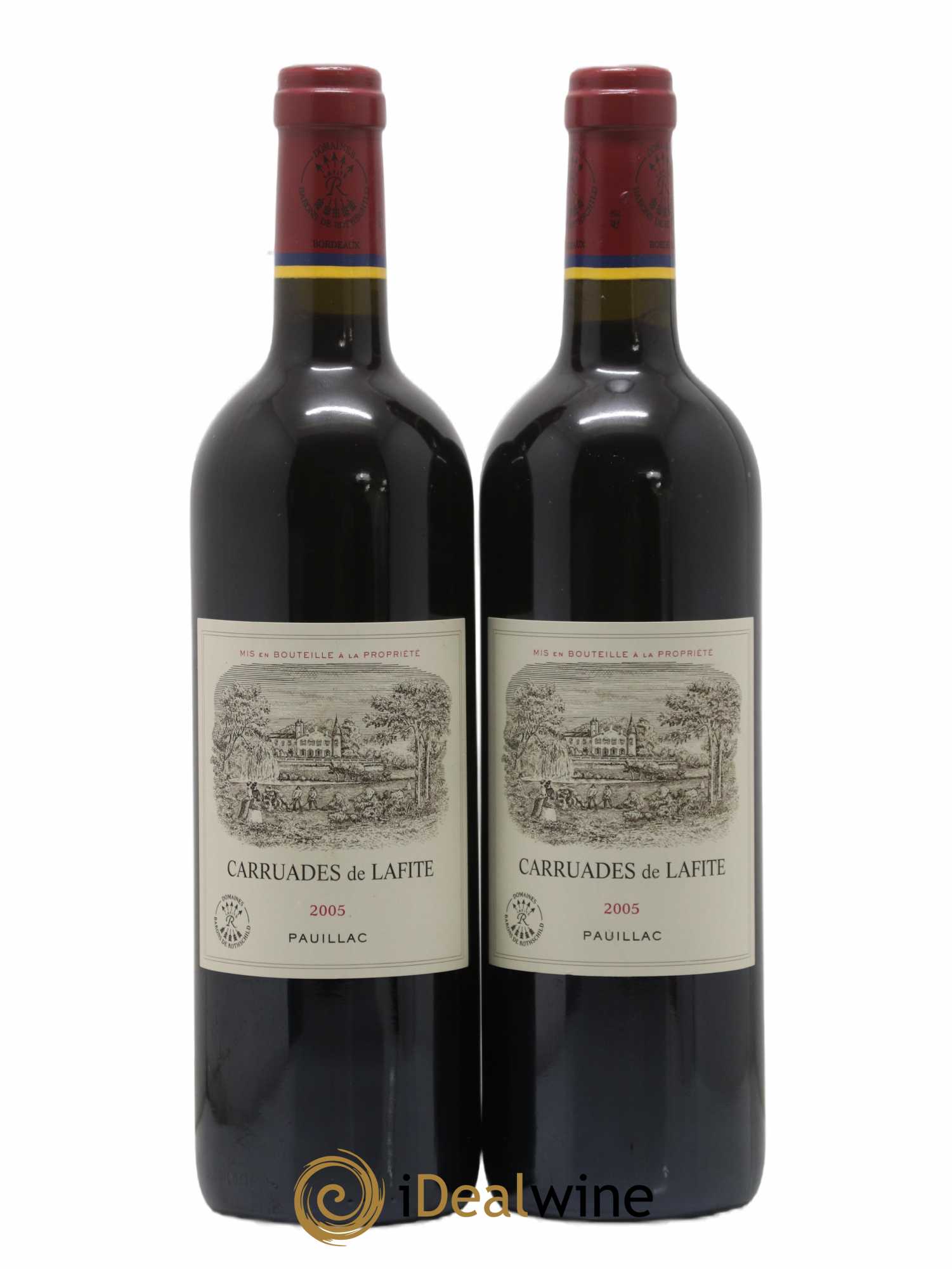 Carruades de Lafite Rothschild Second Vin 2005 - Lot of 2 bottles - 0