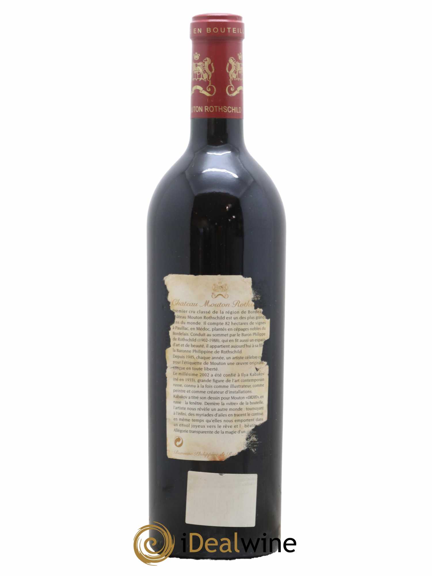 Château Mouton Rothschild 1er Grand Cru Classé 2002 - Lot of 1 bottle - 1