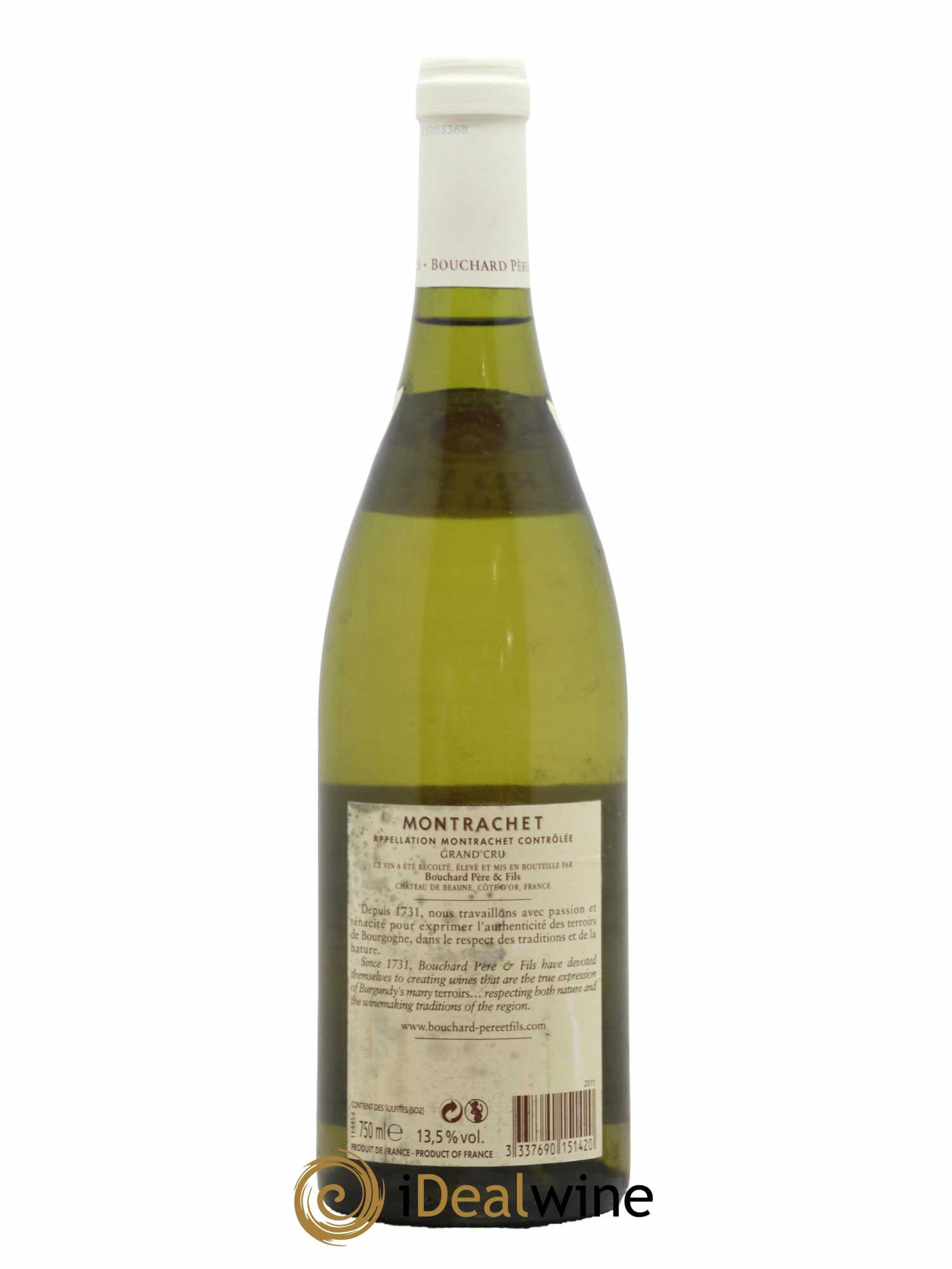 Montrachet Grand Cru Bouchard Père & Fils 2011 - Lot de 1 bouteille - 1