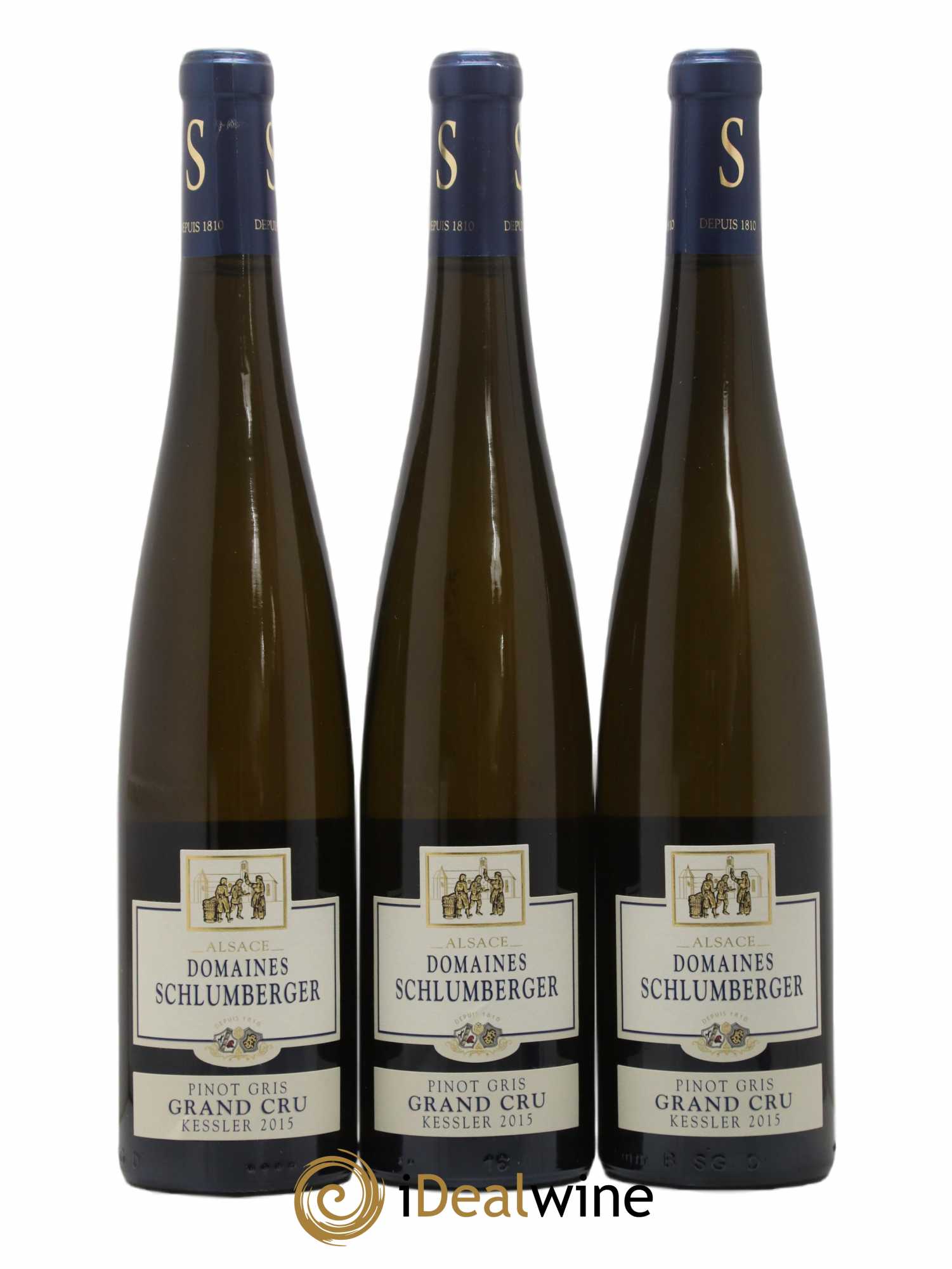 Alsace Pinot Gris Grand Cru Kessler Schlumberger 2015 - Posten von 3 Flaschen - 0