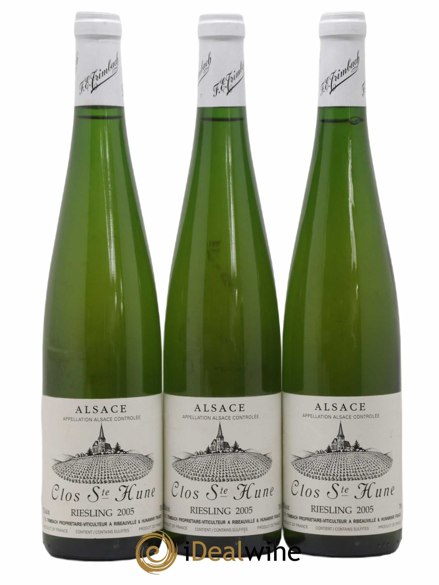 Alsace Riesling Clos Sainte-Hune Trimbach (Domaine) 2005 - Lot de 3 bouteilles - 0