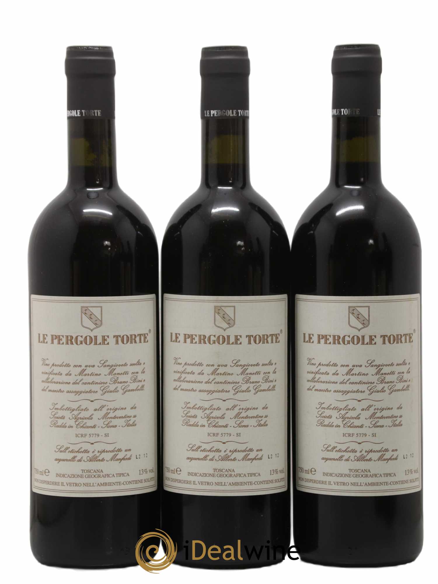 Toscana IGT Montevertine Le Pergole Torte Famille Manetti 2009 - Lot de 6 bouteilles - 2