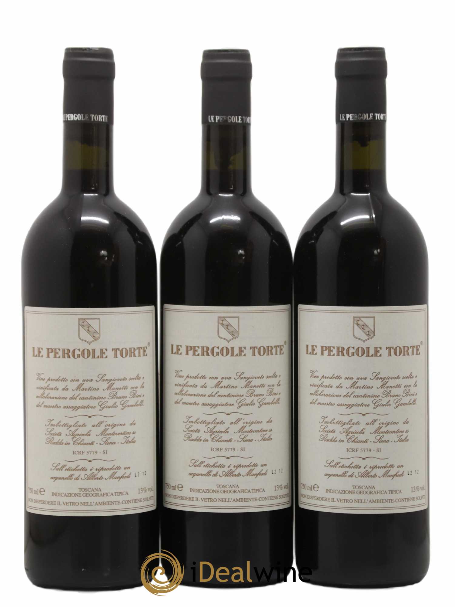 Toscana IGT Montevertine Le Pergole Torte Famille Manetti 2009 - Lot de 6 bouteilles - 4