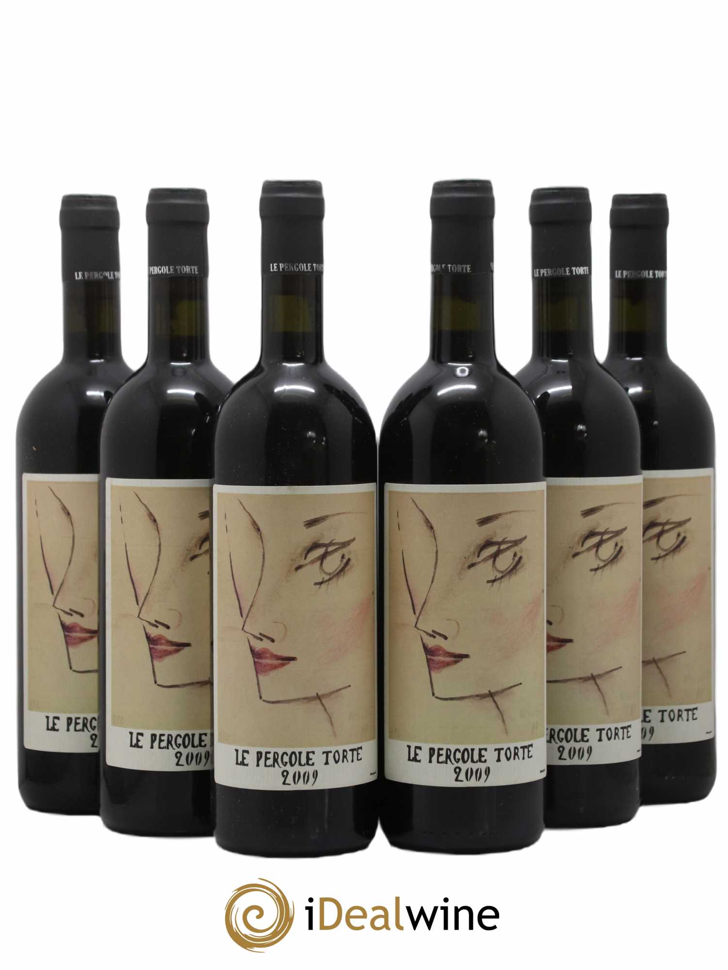 Toscana IGT Montevertine Le Pergole Torte Famille Manetti 2009 - Lot de 6 bouteilles - 0