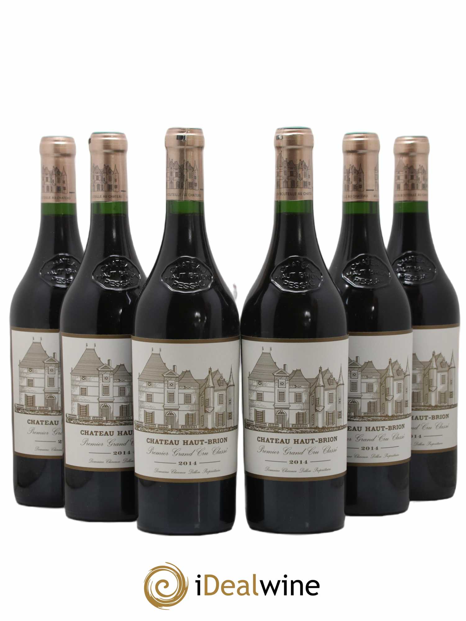 Château Haut Brion 1er Grand Cru Classé 2014 - Lot de 6 bouteilles - 0