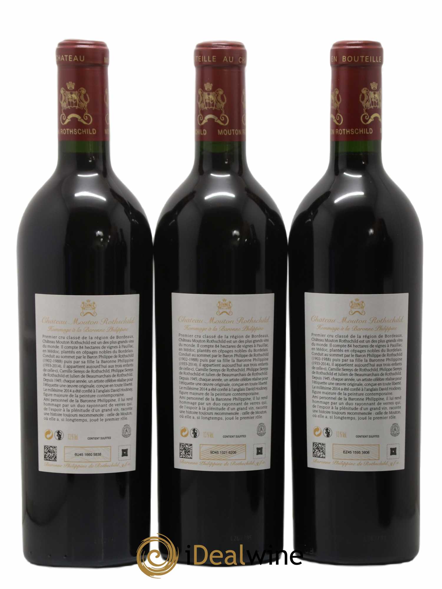 Château Mouton Rothschild 1er Grand Cru Classé 2014 - Lot de 6 bouteilles - 2
