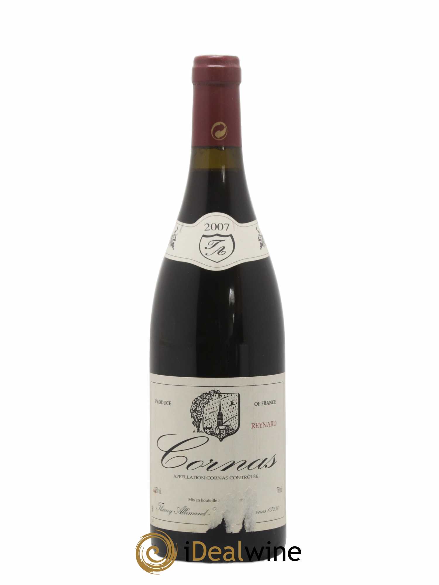 Cornas Reynard Thierry Allemand 2007 - Lot of 1 bottle - 0