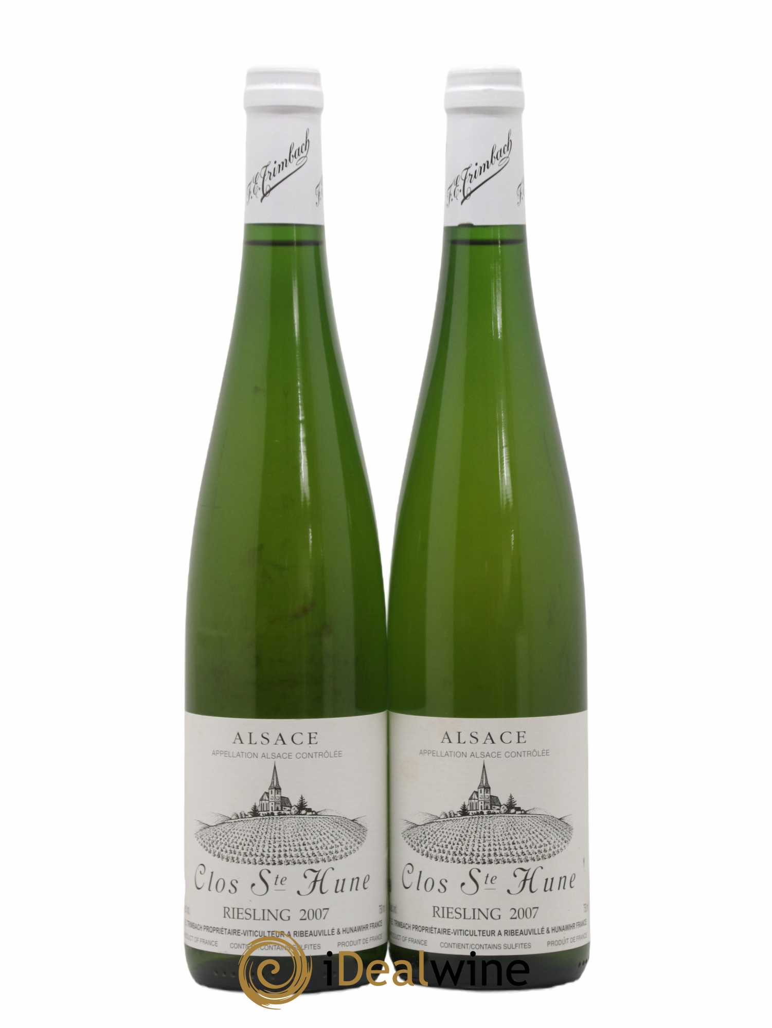 Alsace Riesling Clos Sainte-Hune Trimbach (Domaine) 2007 - Posten von 2 Flaschen - 0