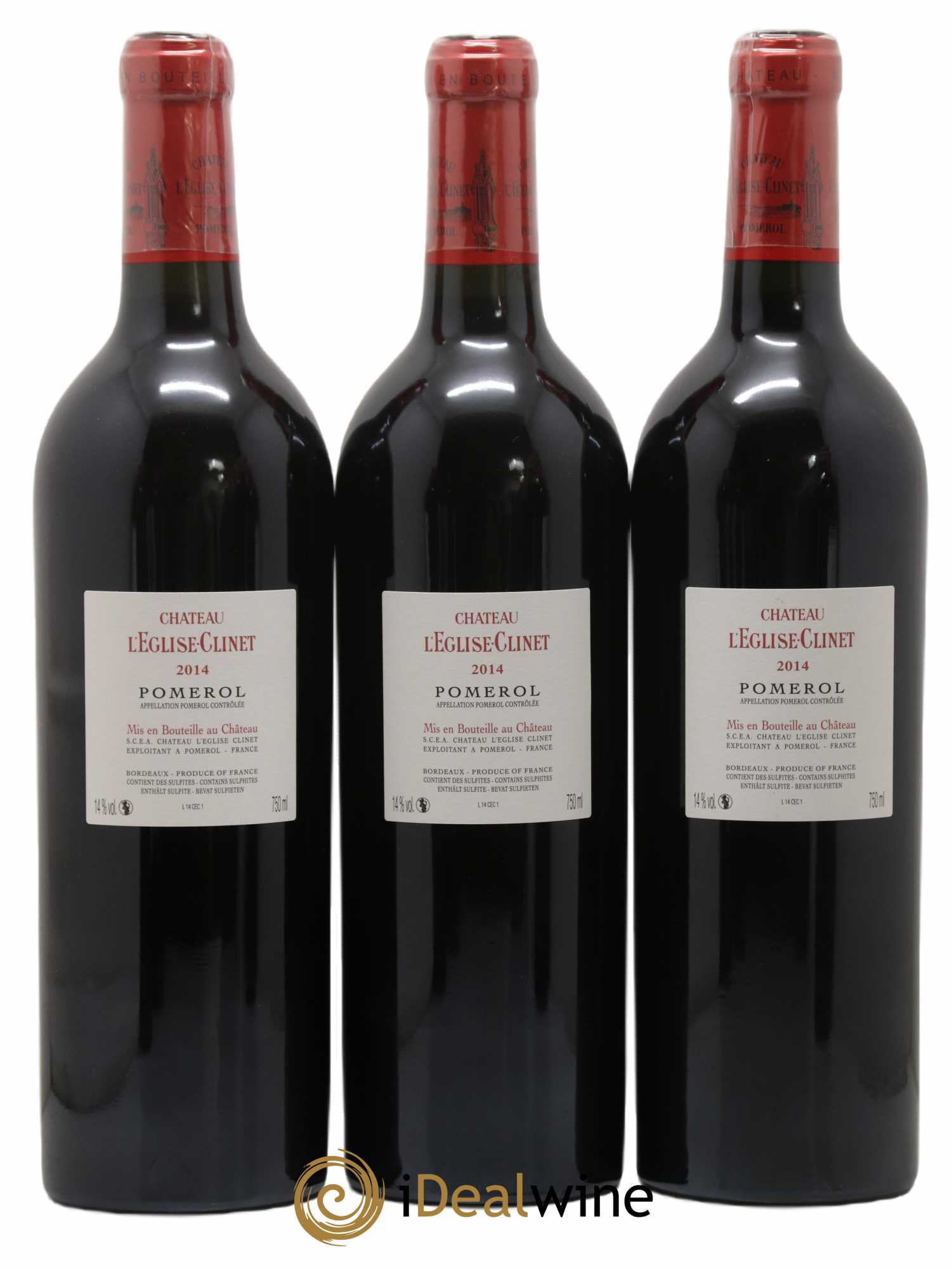 Château l' Église Clinet 2014 - Lot de 6 bouteilles - 4