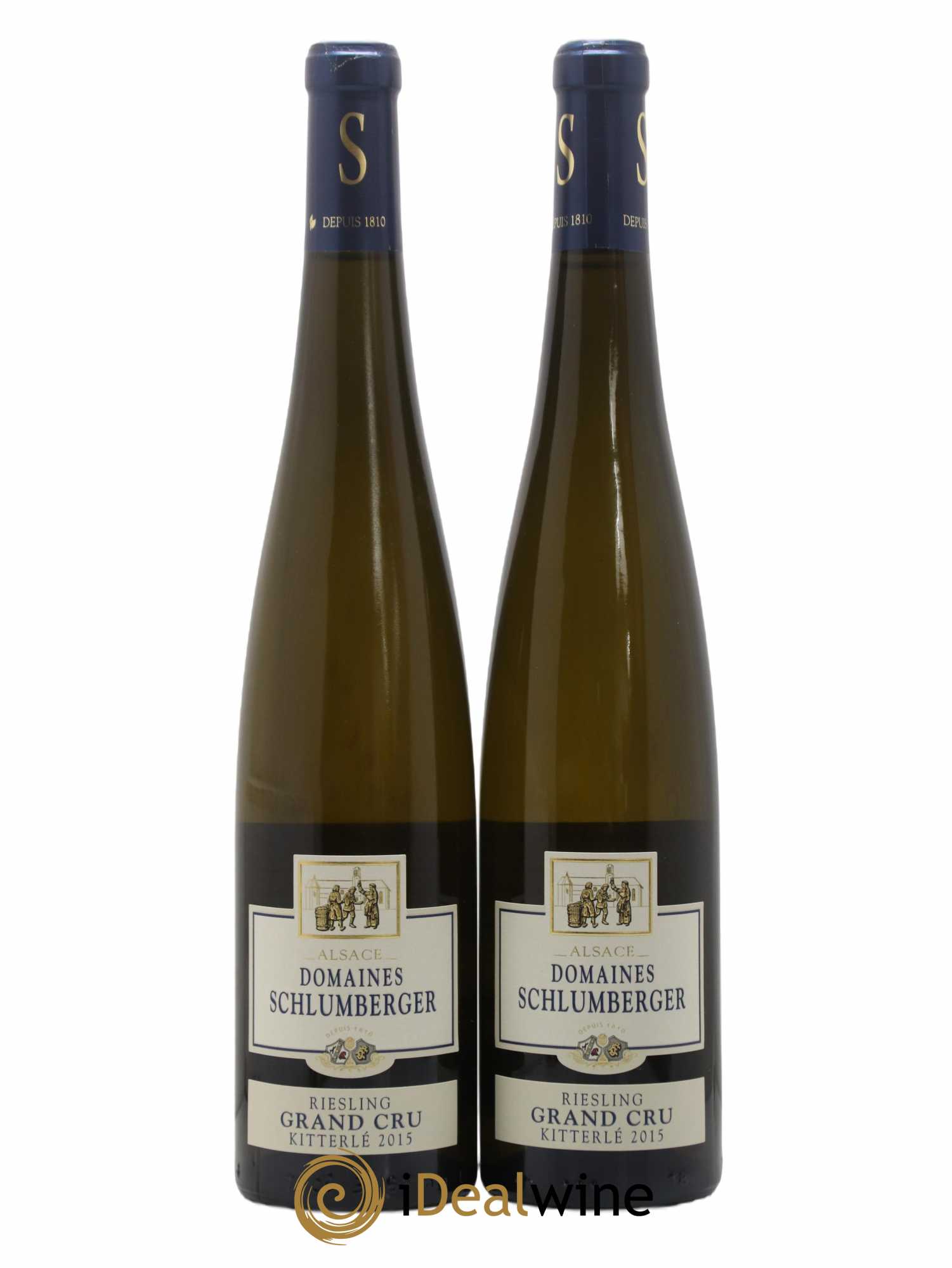 Alsace Riesling Grand Cru Kitterle Schlumberger 2015 - Posten von 2 Flaschen - 0