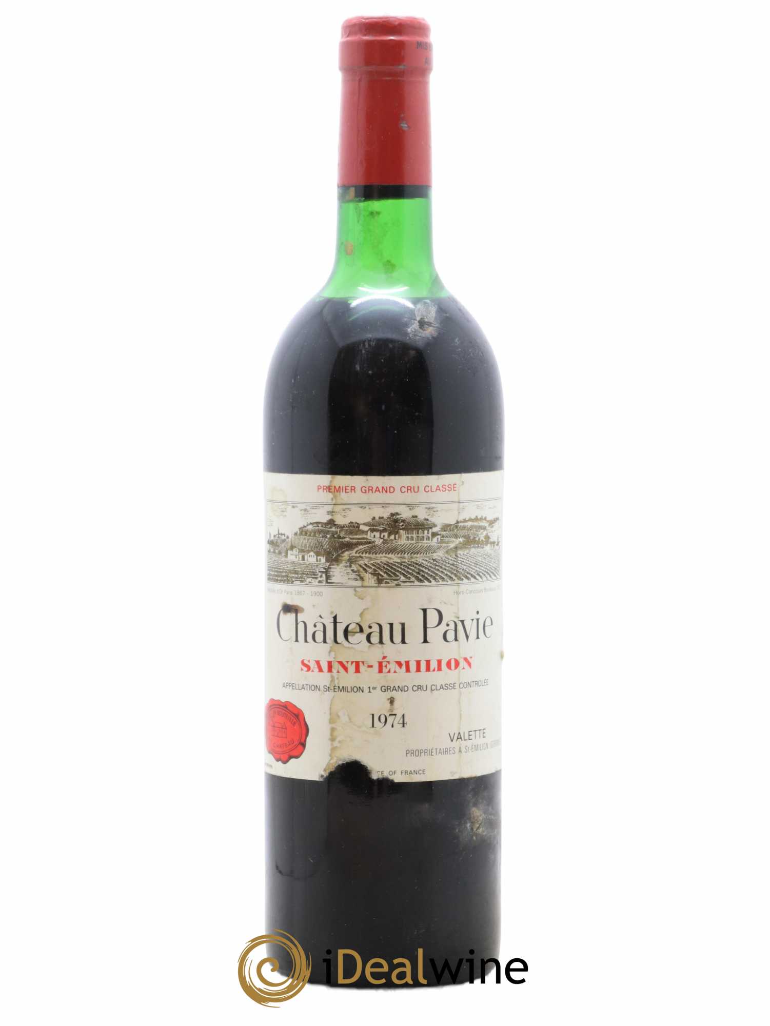Château Pavie 1er Grand Cru Classé A 1974 - Lot de 1 bouteille - 0