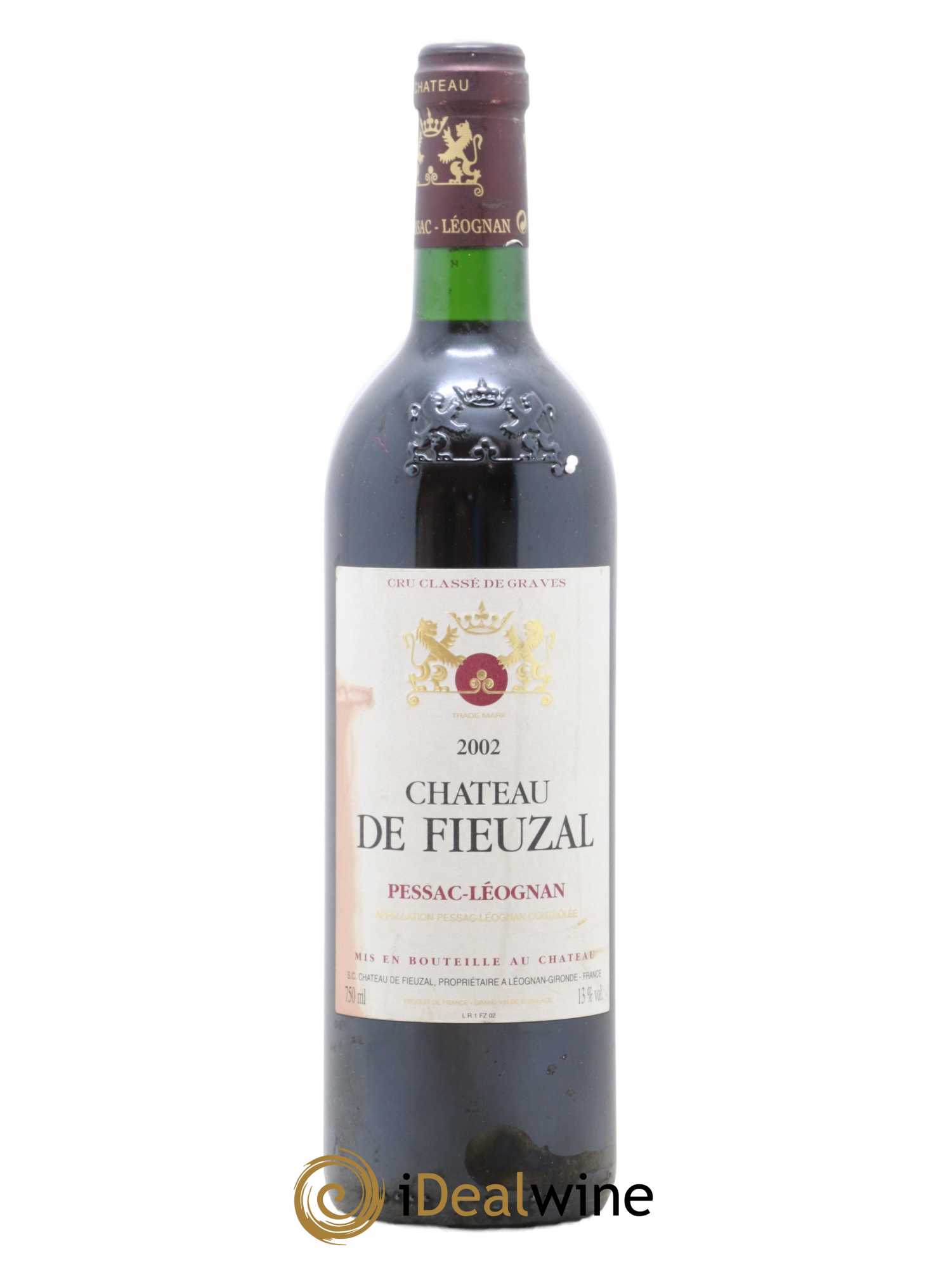 Château de Fieuzal Cru Classé de Graves 2002 - Lot de 1 bouteille - 0