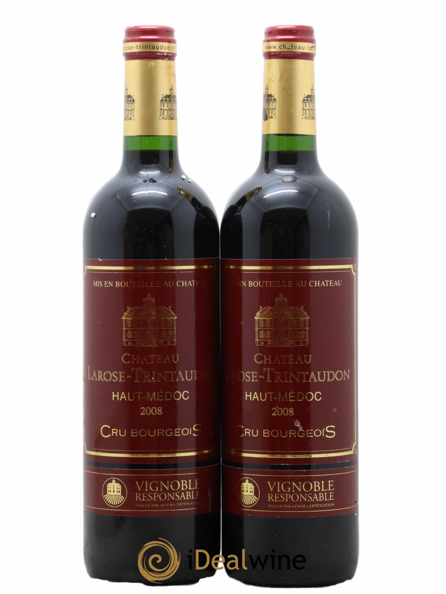 Château Larose Trintaudon Cru Bourgeois 2008 - Lot de 2 bouteilles - 0