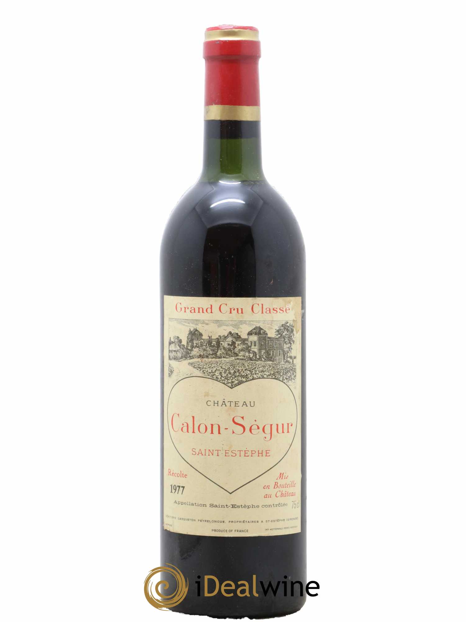 Château Calon Ségur 3ème Grand Cru Classé 1977 - Lot de 1 bouteille - 0