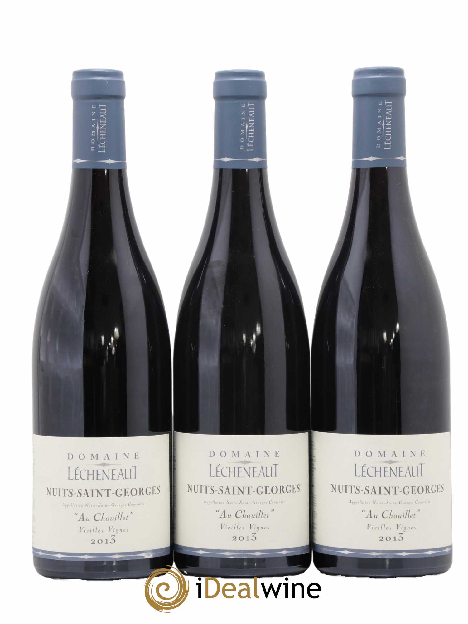 Nuits-Saint-Georges Au Chouillet Vieilles Vignes Lécheneaut (Domaine) 2013 - Lot de 3 bouteilles - 0