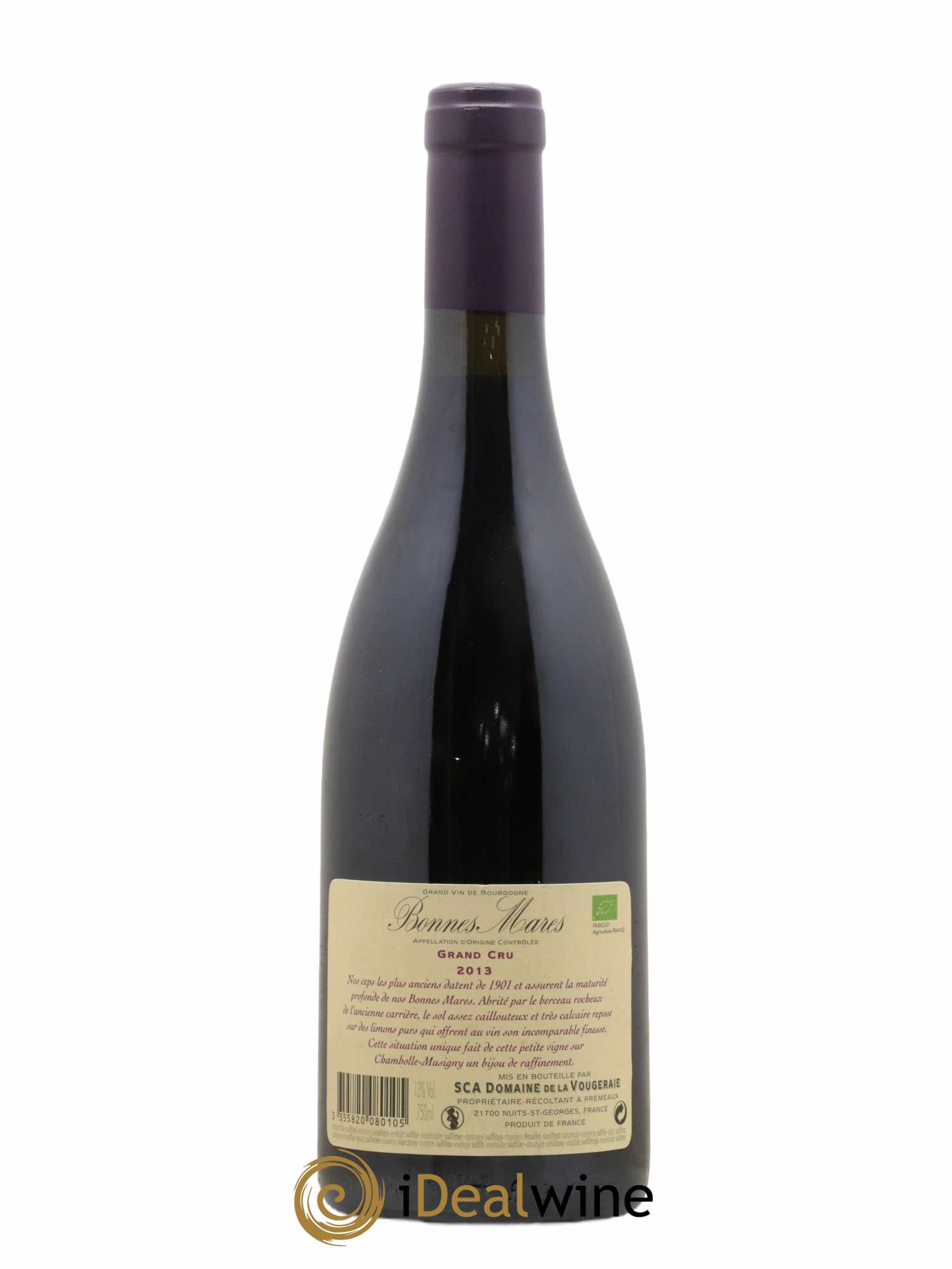 Bonnes-Mares Grand Cru La Vougeraie 2013 - Lot of 1 bottle - 1