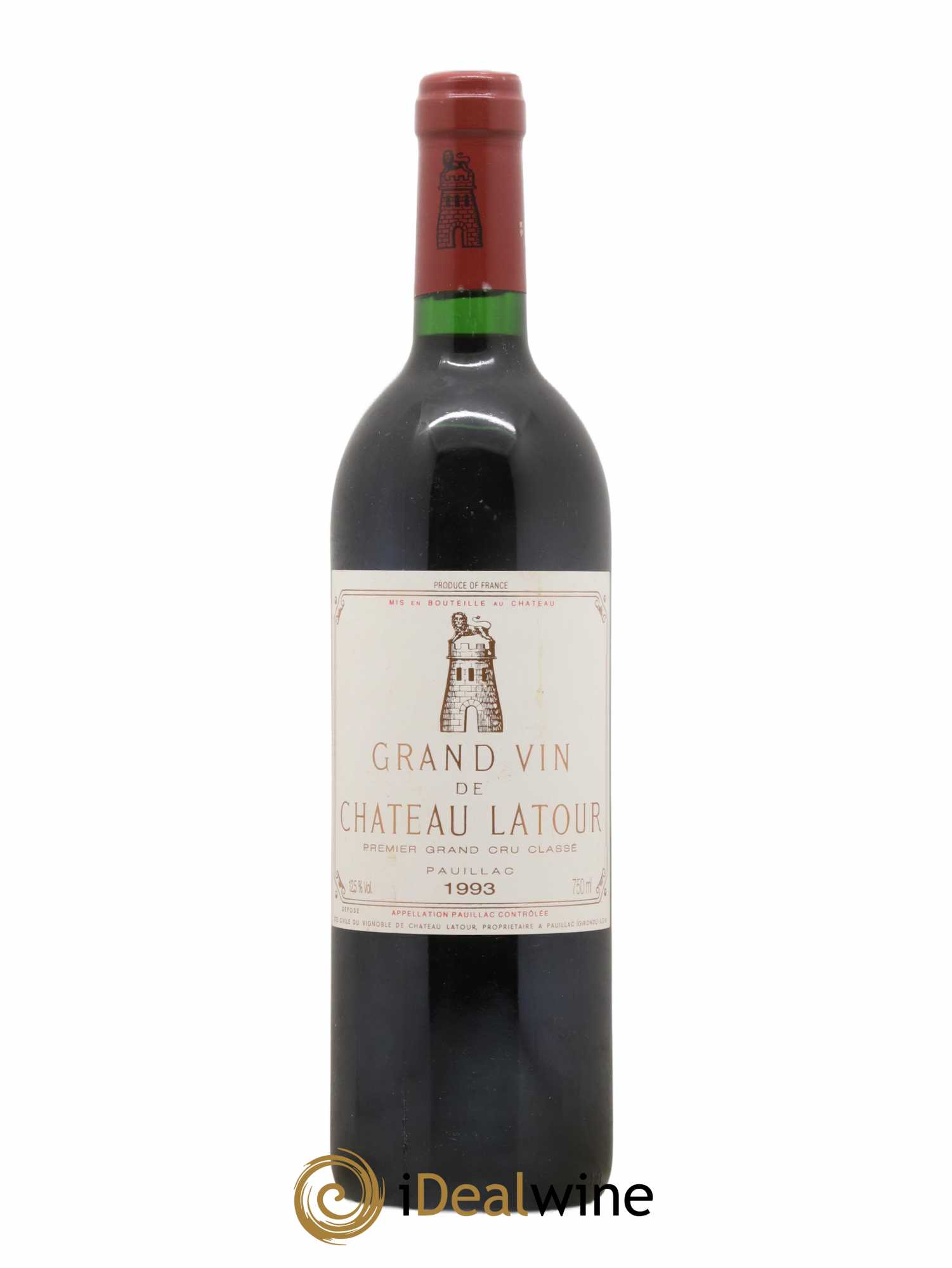 Château Latour 1er Grand Cru Classé 1993 - Lot de 1 bouteille - 0