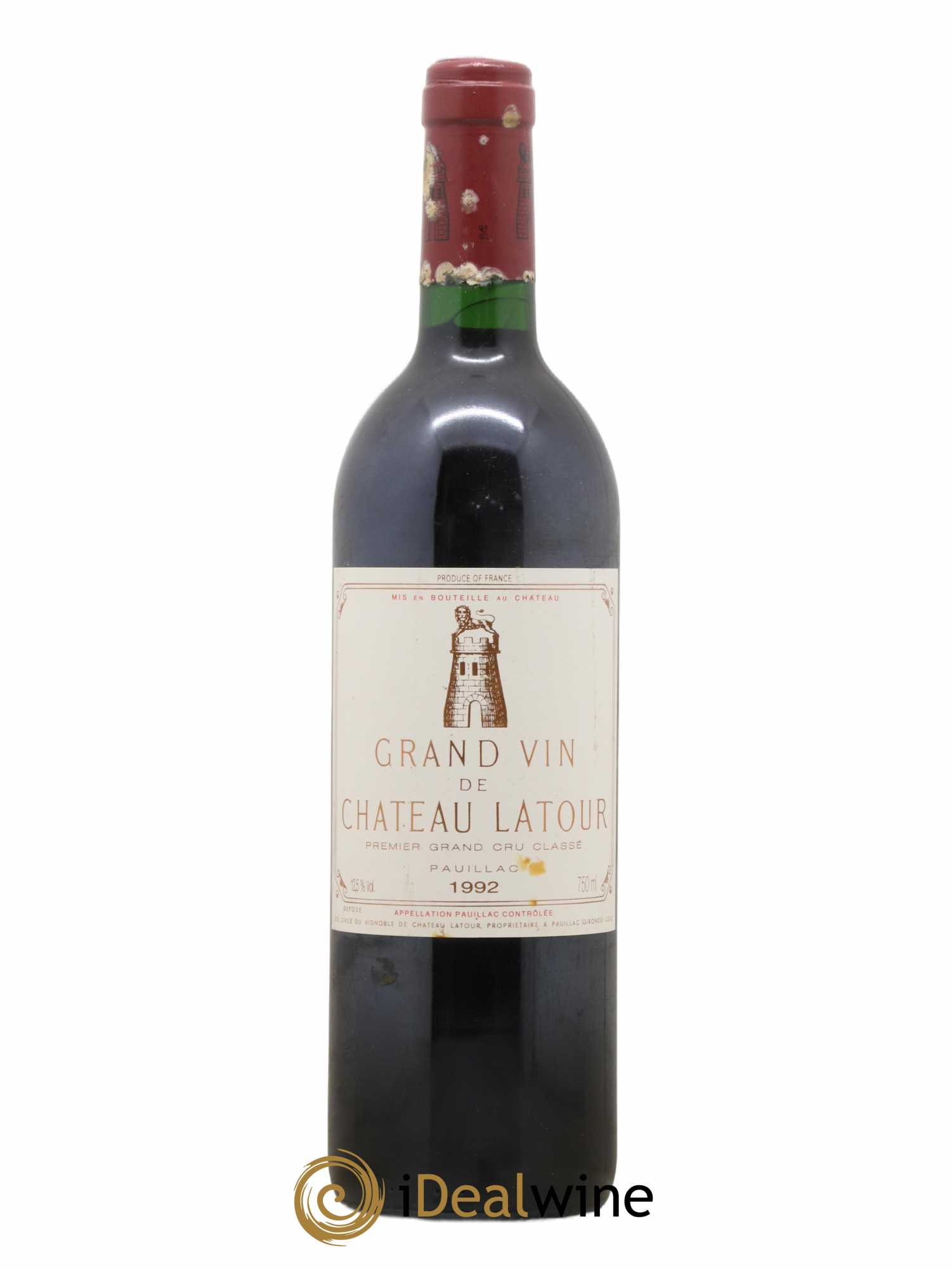 Château Latour 1er Grand Cru Classé 1992 - Lot de 1 bouteille - 0