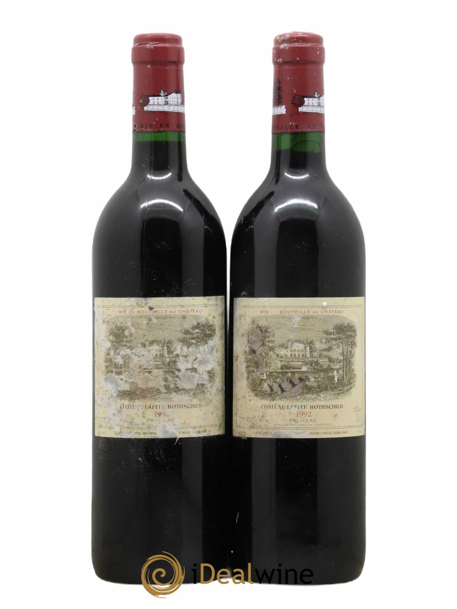Château Lafite Rothschild 1er Grand Cru Classé 1992 - Lot de 2 bouteilles - 0