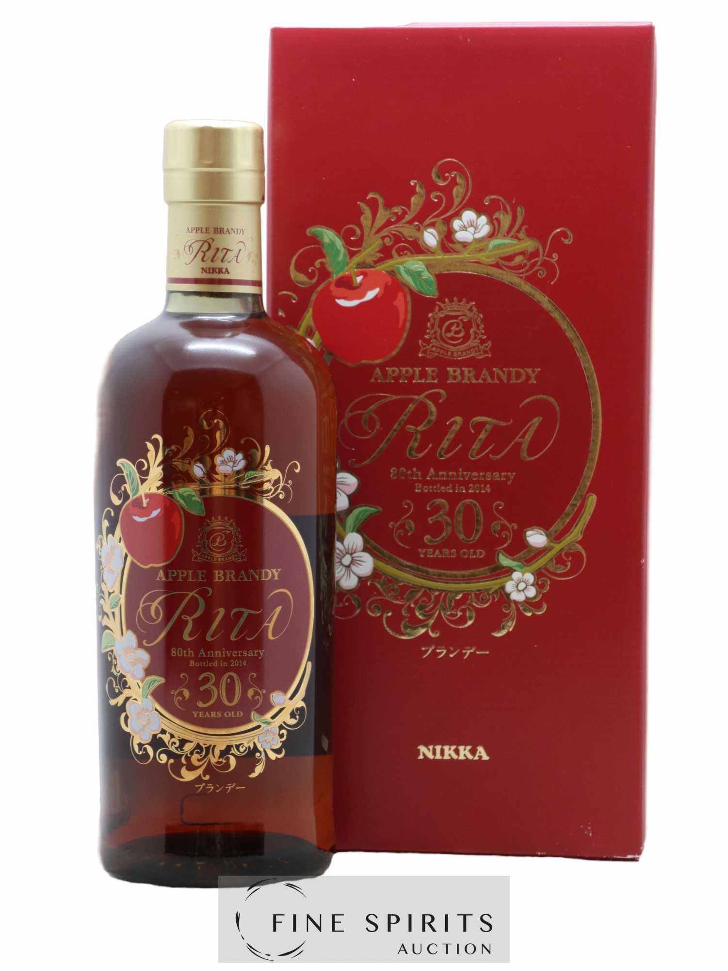 Nikka 30 years Of. Apple Brandy Rita bottled 2014 LMDW - Nikka 80th anniversary - Lot de 1 bouteille - 0