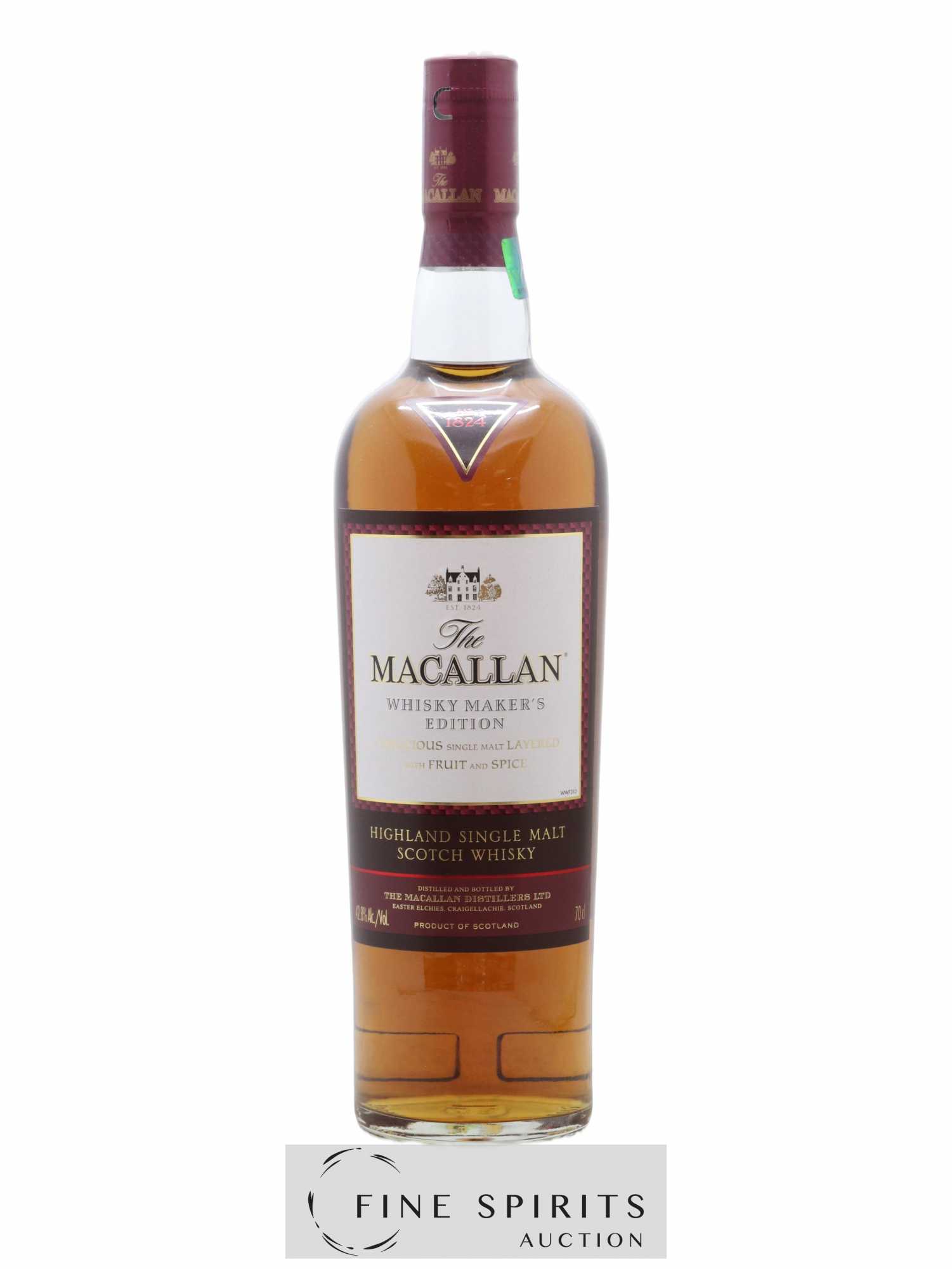 Macallan (The) Of. Whisky Maker's Edition The 1824 Series - Lotto di 1 bottiglia - 1