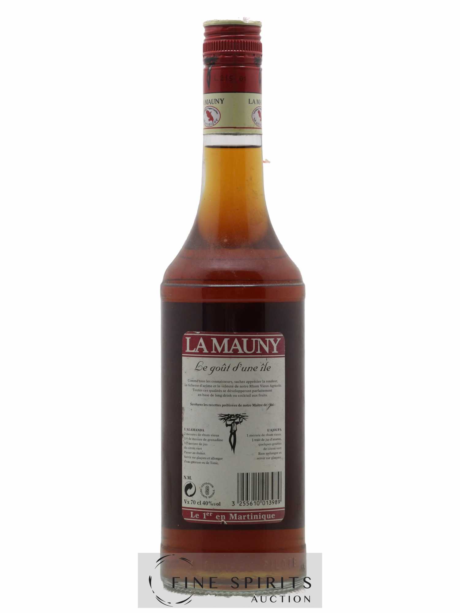 La Mauny Of. V.O. - Lot de 1 bouteille - 1