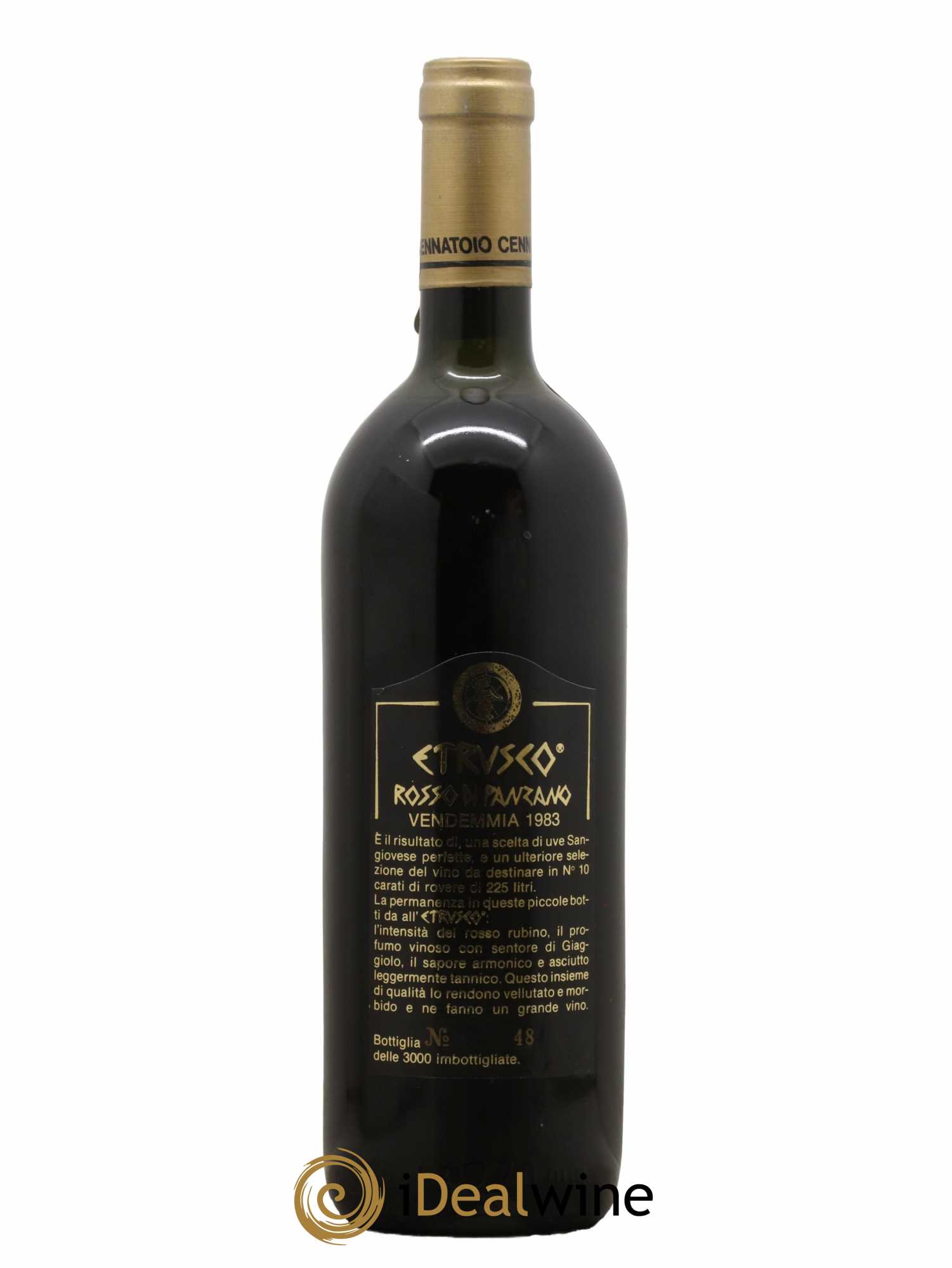 Toscana IGT Rosso di Panzano Etrusco Cennatoio 1983 - Lot de 1 bouteille - 1