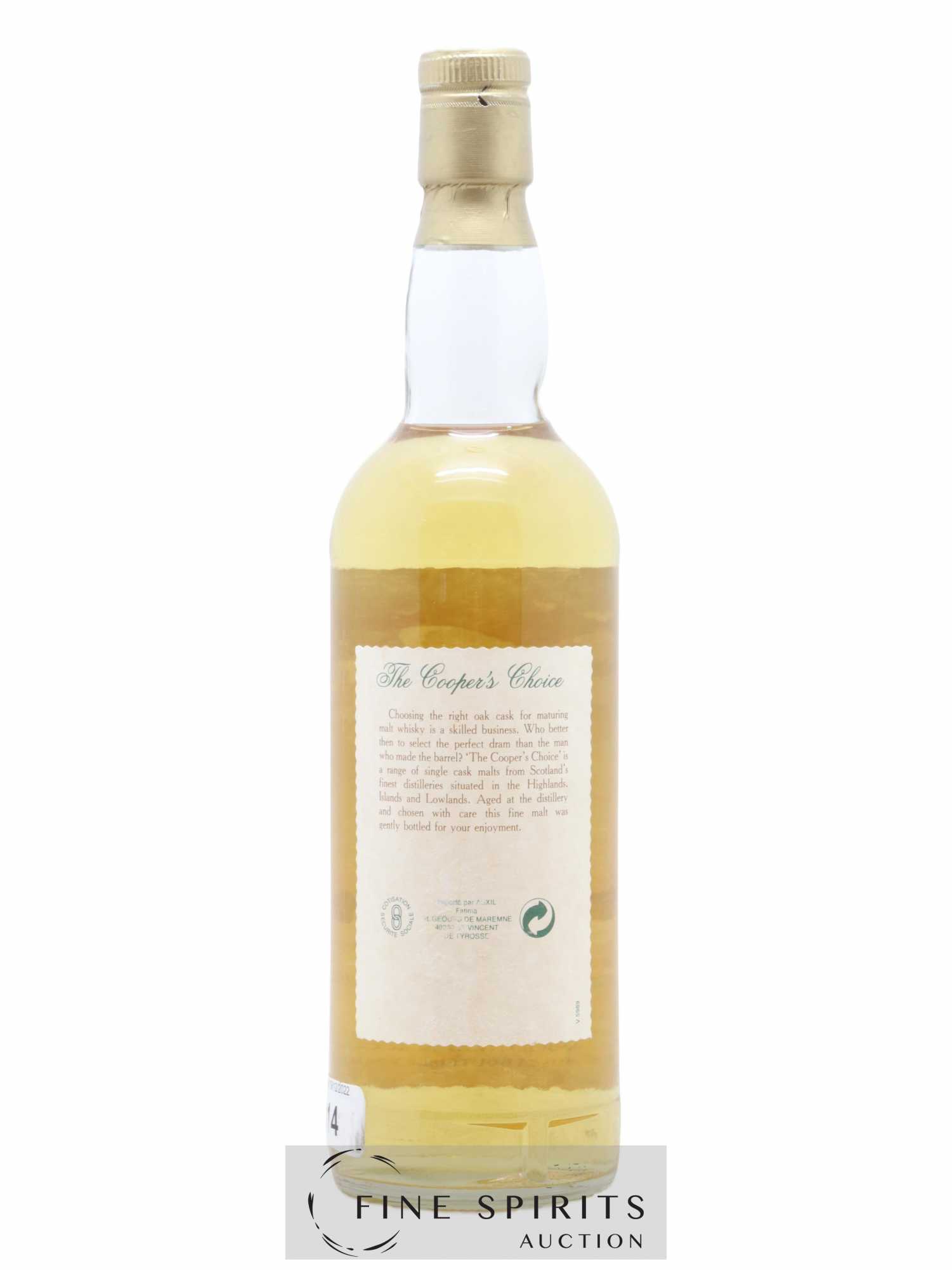 Mortlach 12 years 1984 The Vintage Malt Whisky Co. Ltd. The Cooper'S Choice bottled 1997 - Lot of 1 bottle - 1