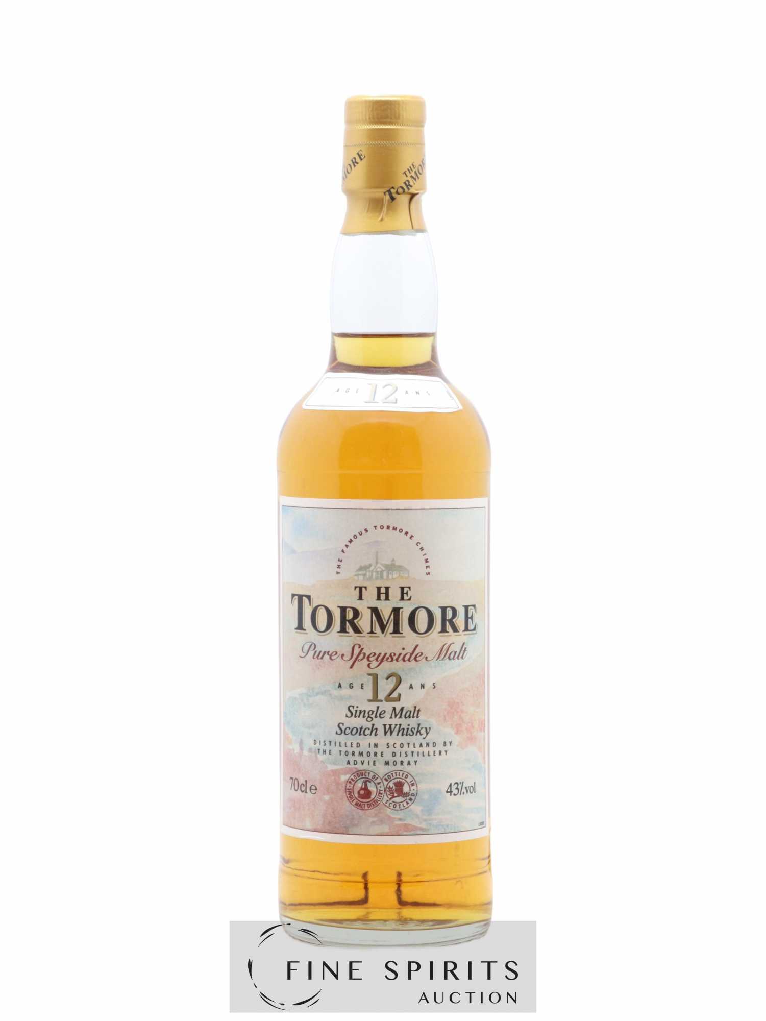 Tormore 12 years Of. The Famous Tormore Chimes Pure Speyside Malt (70cl) - Lot de 1 bouteille - 0