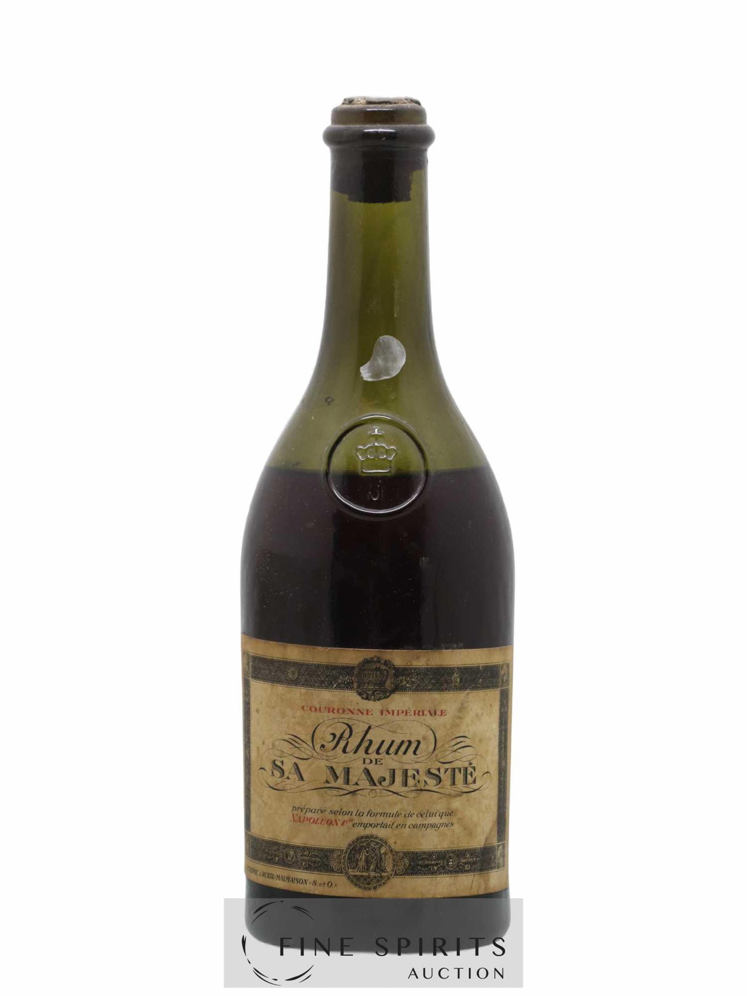 Rhum de Sa Majesté Of. Couronne Impériale - Lot de 1 demi bouteille - 0