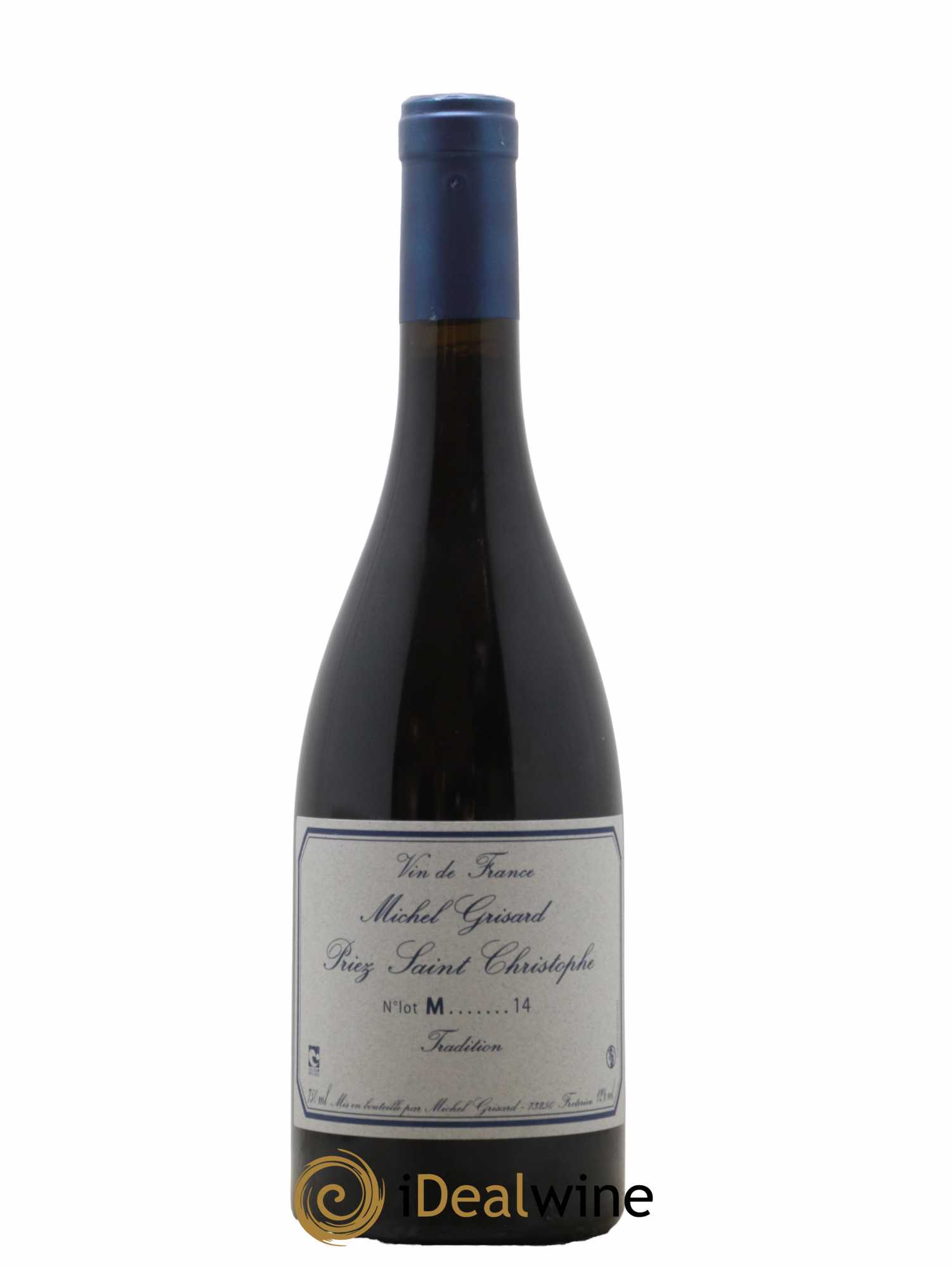 Vin de France Priez Saint Christophe Michel Grisard 2014 - Lot de 1 bouteille - 0