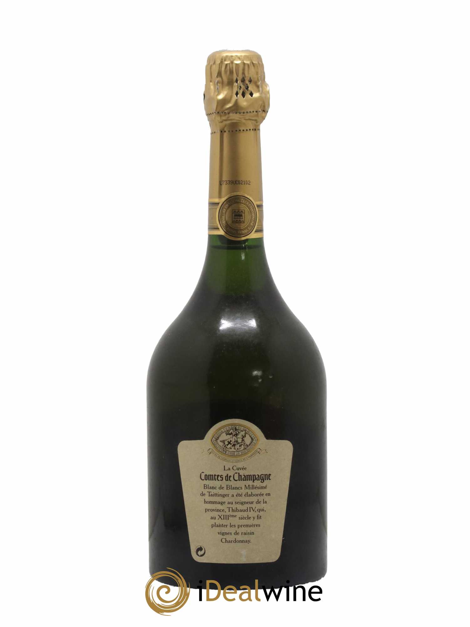 Comtes de Champagne Taittinger 1989 - Lot de 1 bouteille - 1
