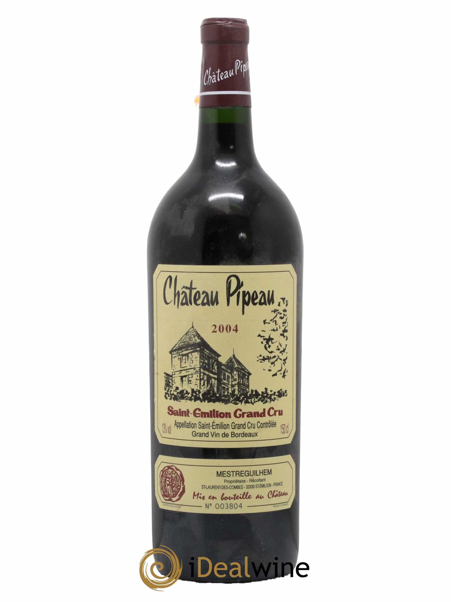 Château Pipeau 2004 - Lot de 1 magnum - 0