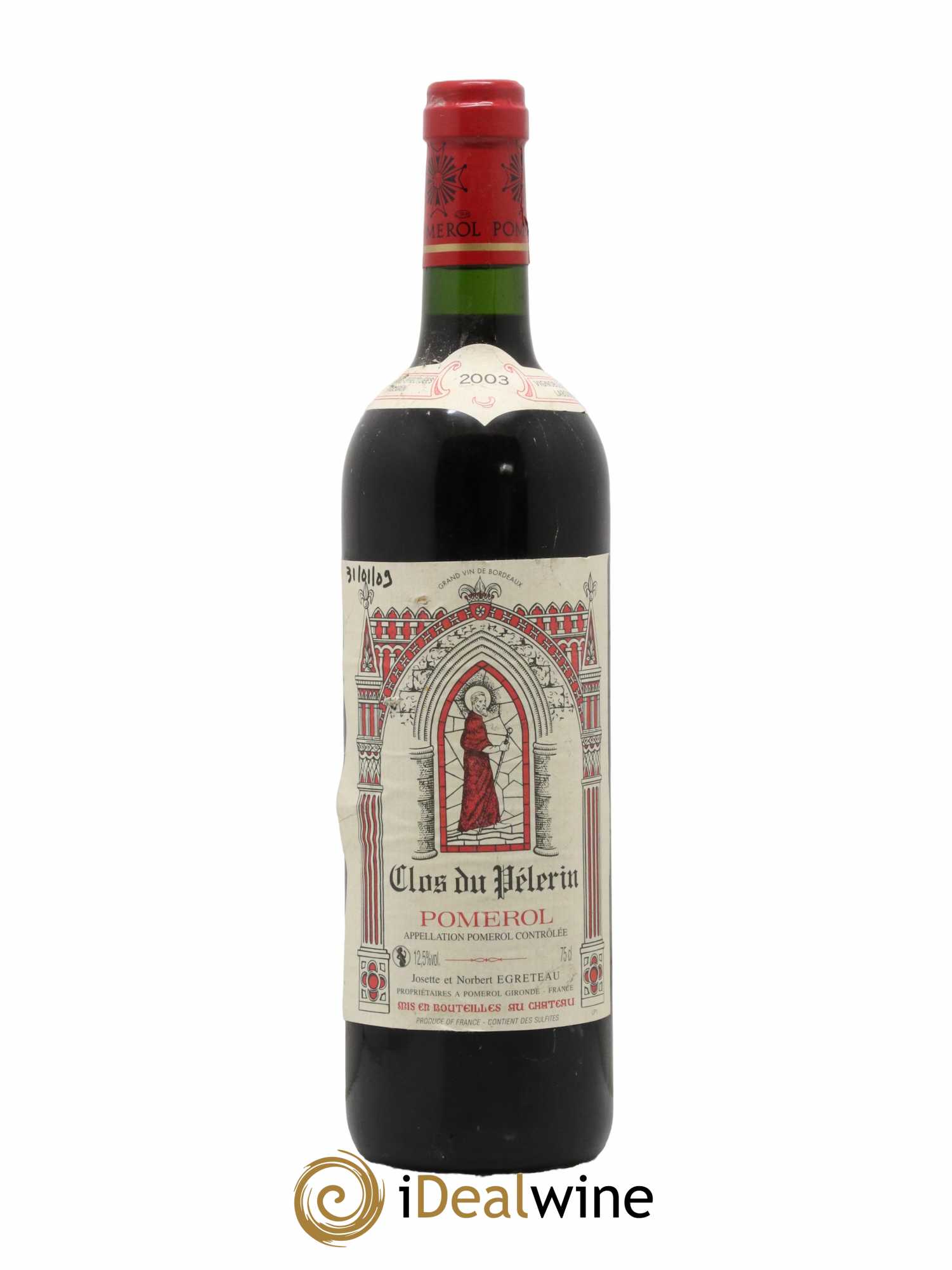 Clos du Pèlerin 2003 - Lot de 1 bouteille - 0