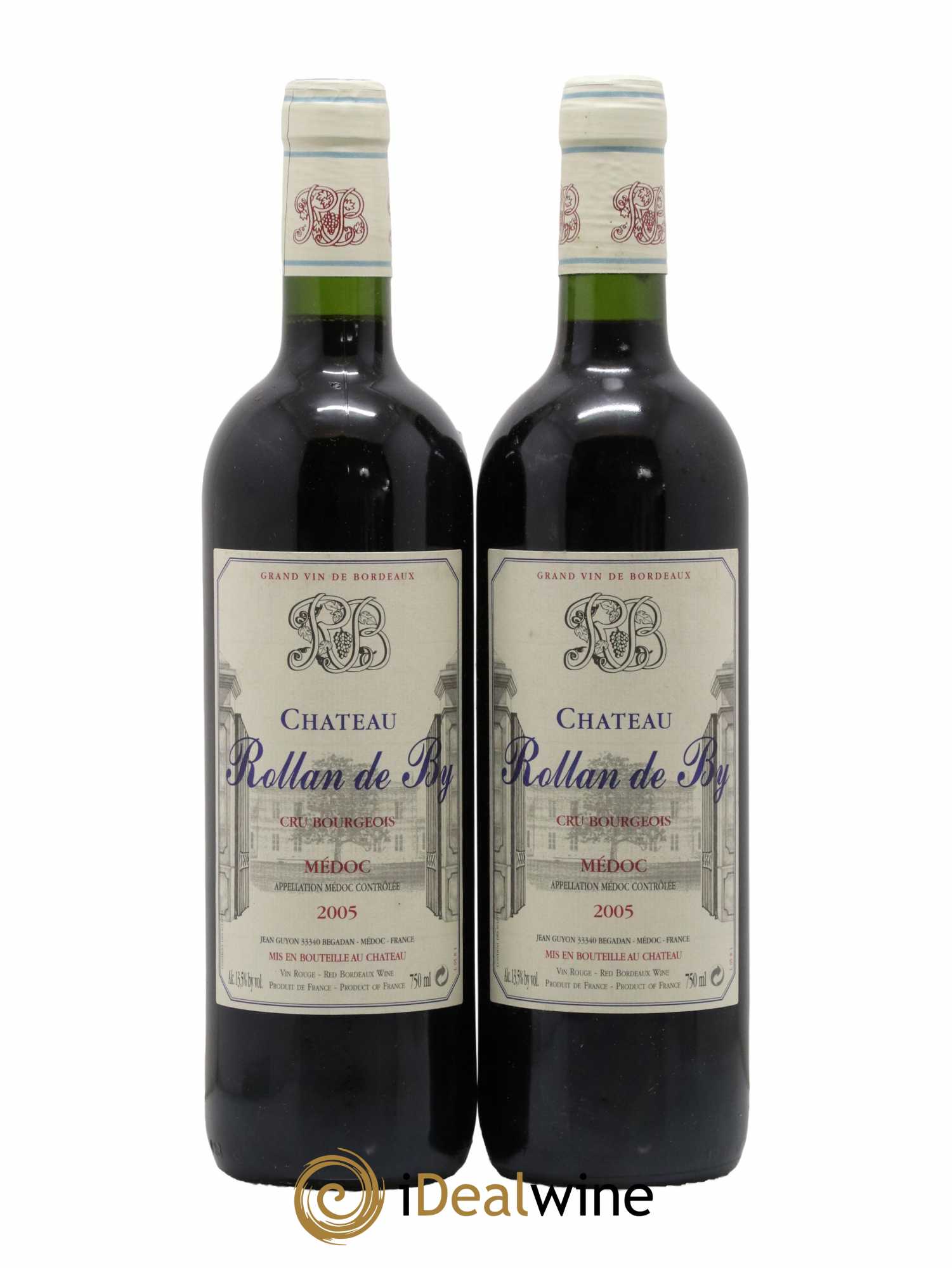 Château Rollan de By Cru Bourgeois 2005 - Lot de 2 bouteilles - 0