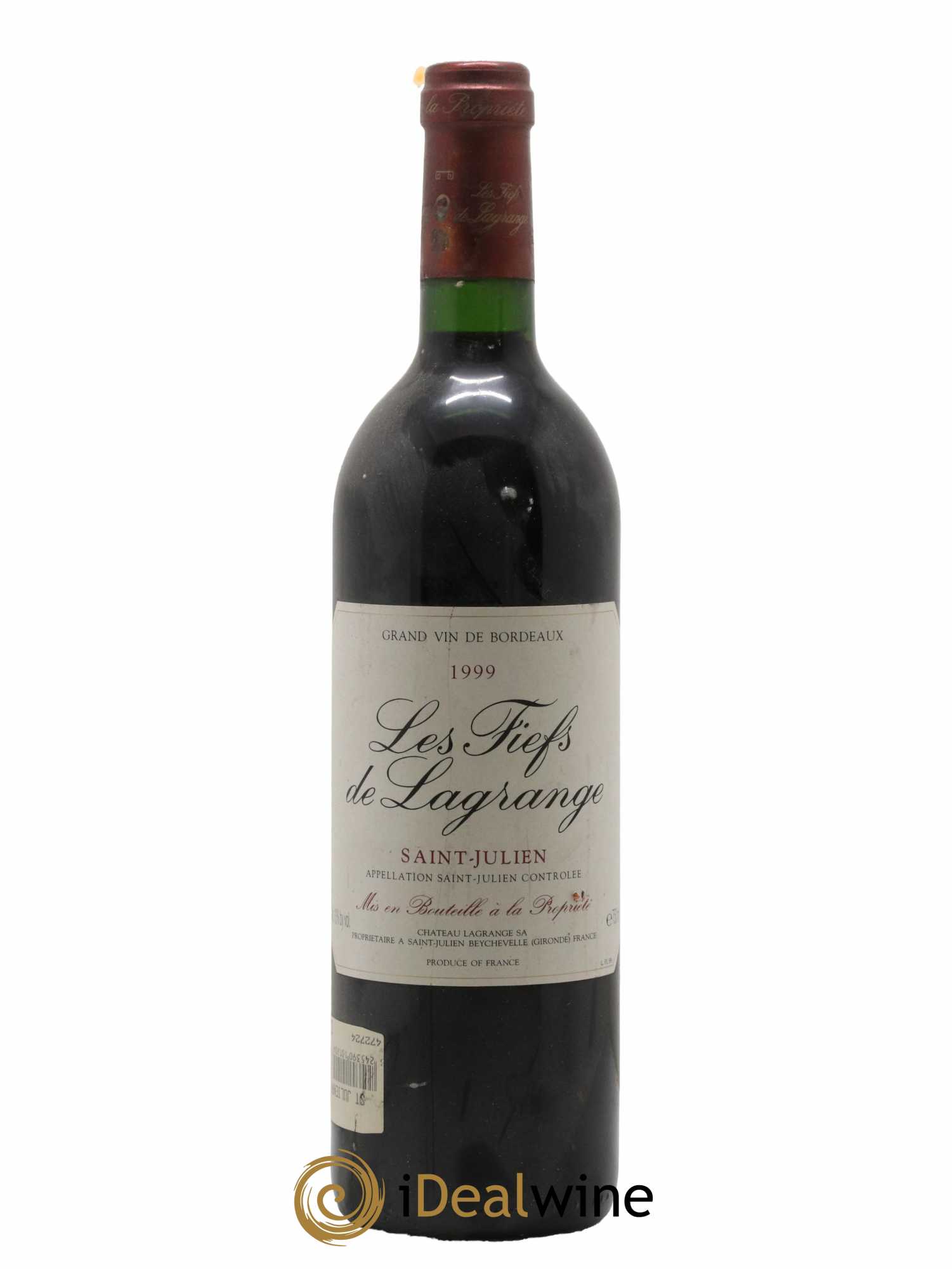 Les Fiefs de Lagrange Second Vin 1999 - Lot de 1 bouteille - 0