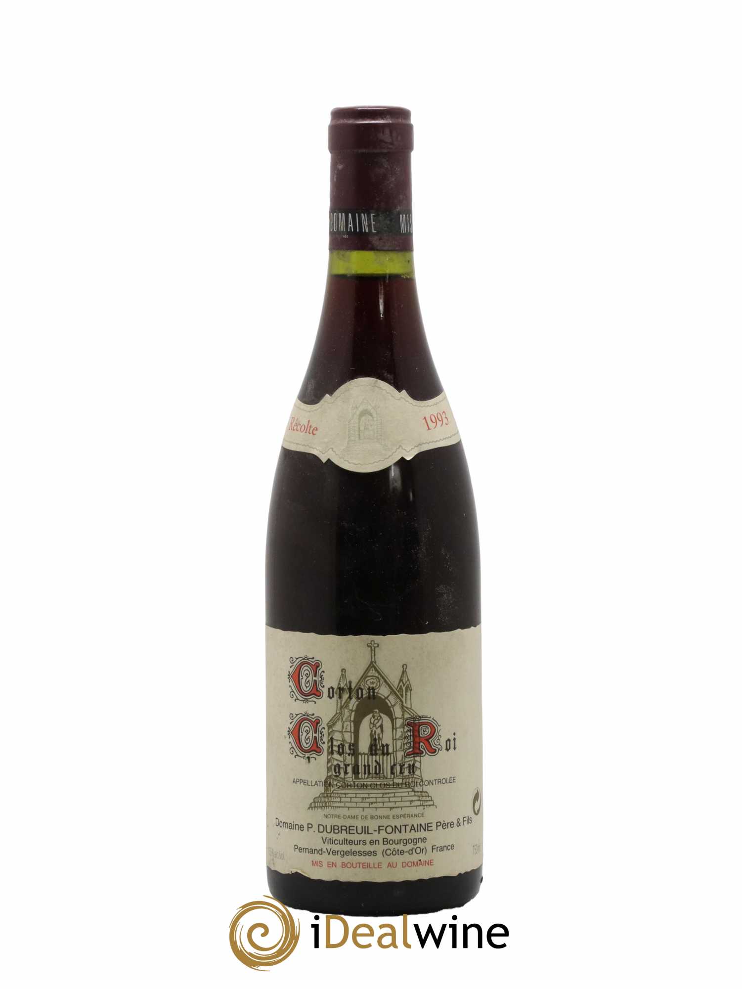 Corton Grand Cru Clos du Roi Dubreuil-Fontaine (Domaine) 1993 - Lot de 1 bouteille - 0