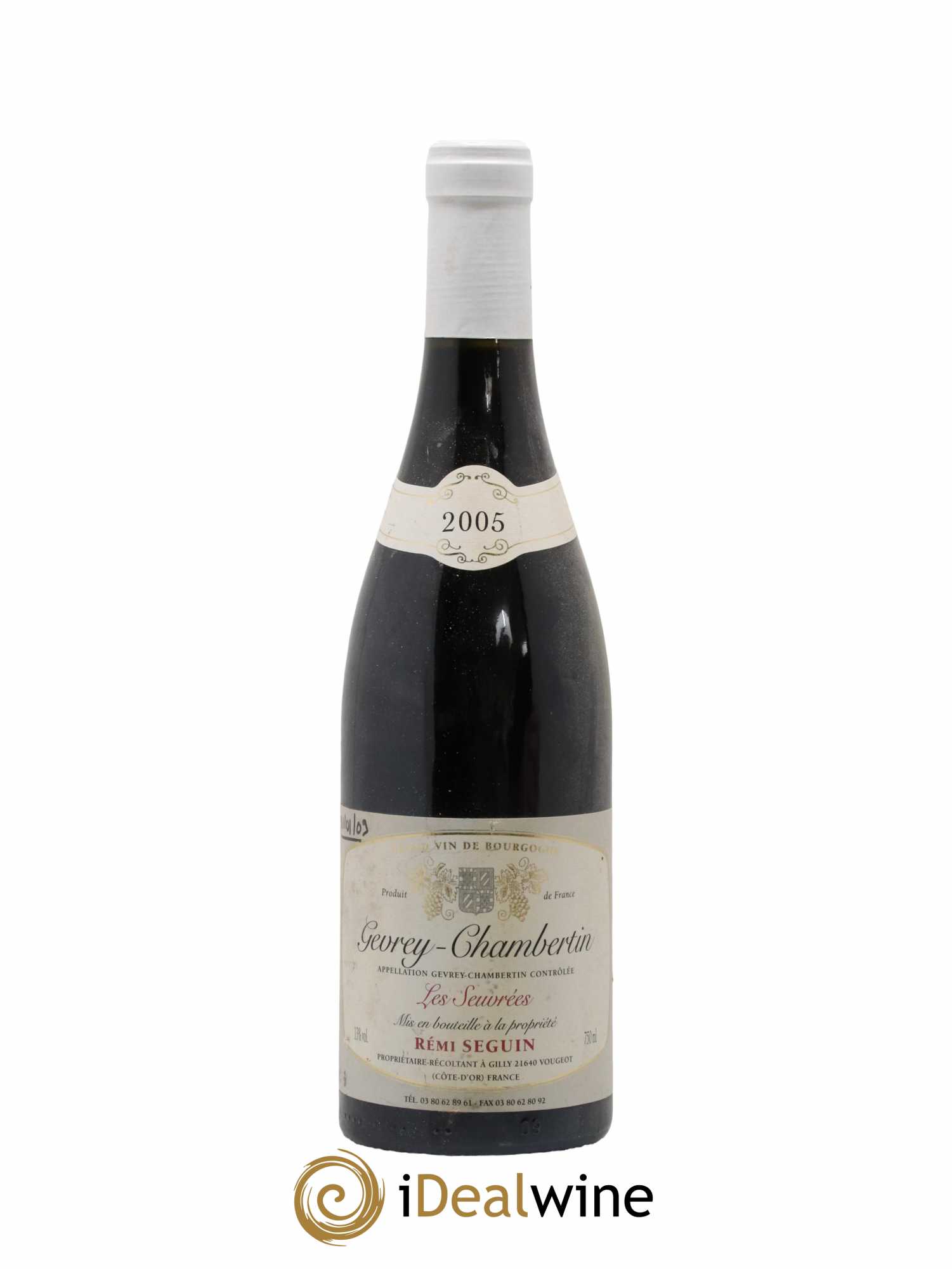 Gevrey-Chambertin Les Seuvrees Remi Seguin 2005 - Lot de 1 bouteille - 0