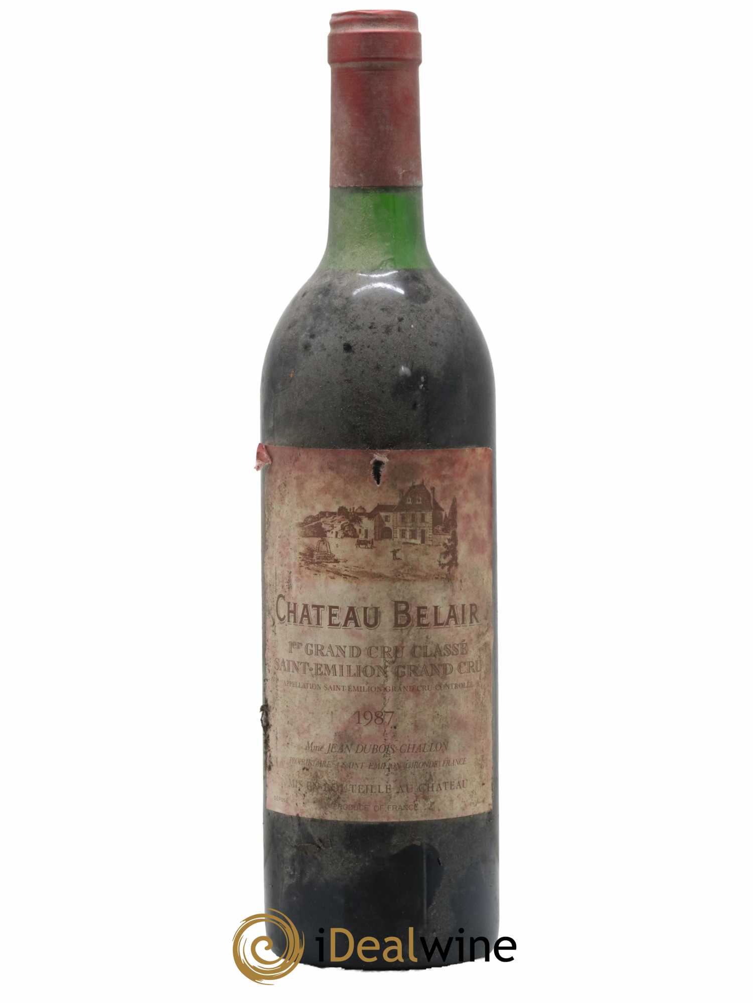 Château Belair (Belair-Monange) 1er Grand Cru Classé B 1987 - Lot de 1 bouteille - 0