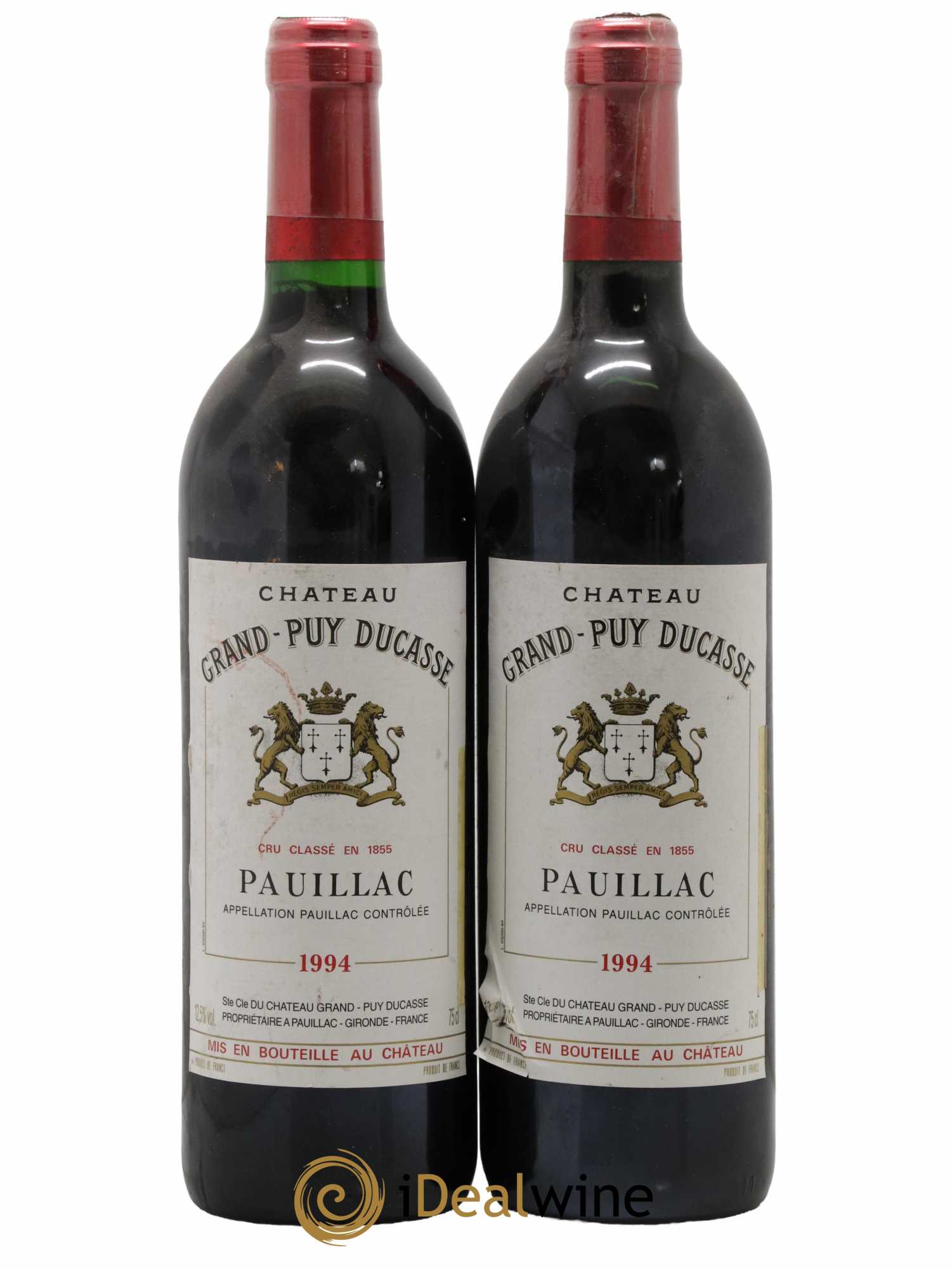 Château Grand Puy Ducasse 5ème Grand Cru Classé 1994 - Lot de 2 bouteilles - 0