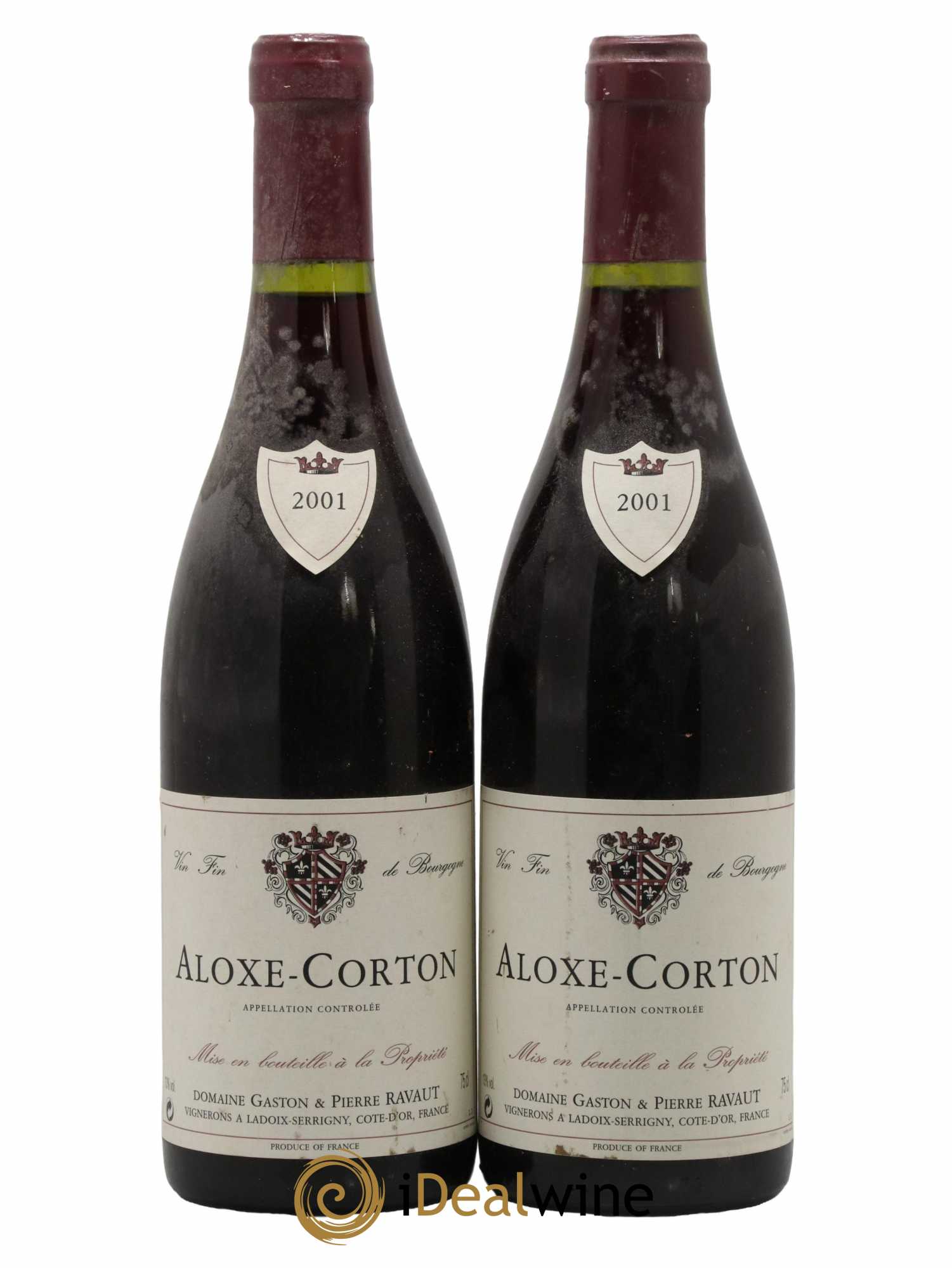 Aloxe-Corton Domaine Gaston Et Pierre Ravaut 2001 - Lot de 2 bouteilles - 0