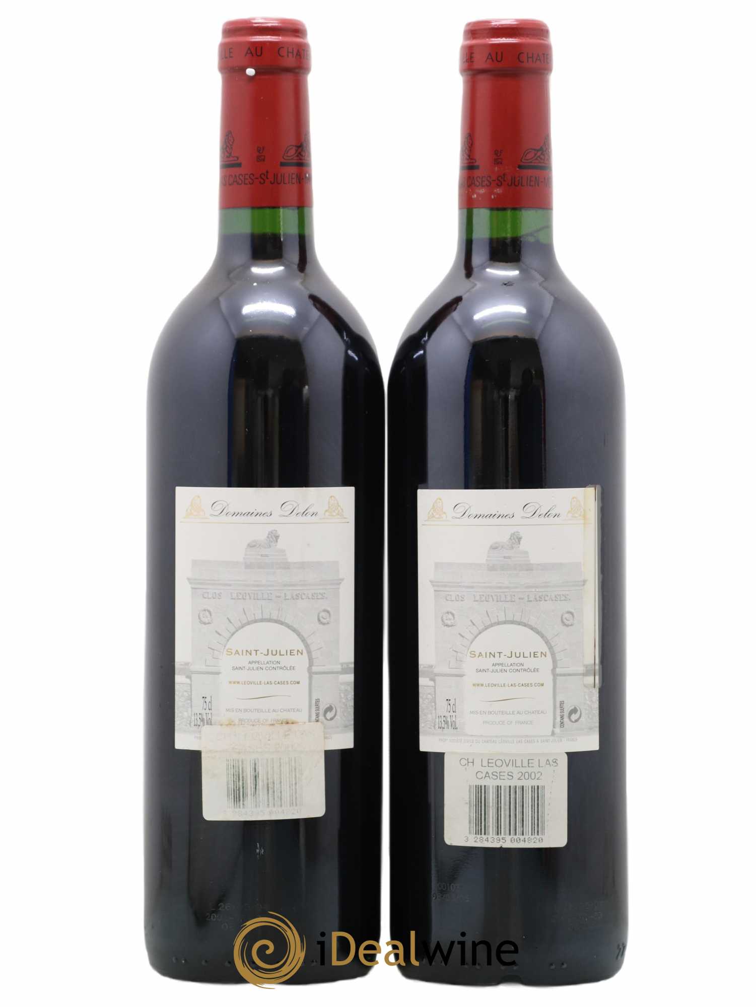 Château Léoville Las Cases 2ème Grand Cru Classé 2002 - Lot de 2 bouteilles - 1