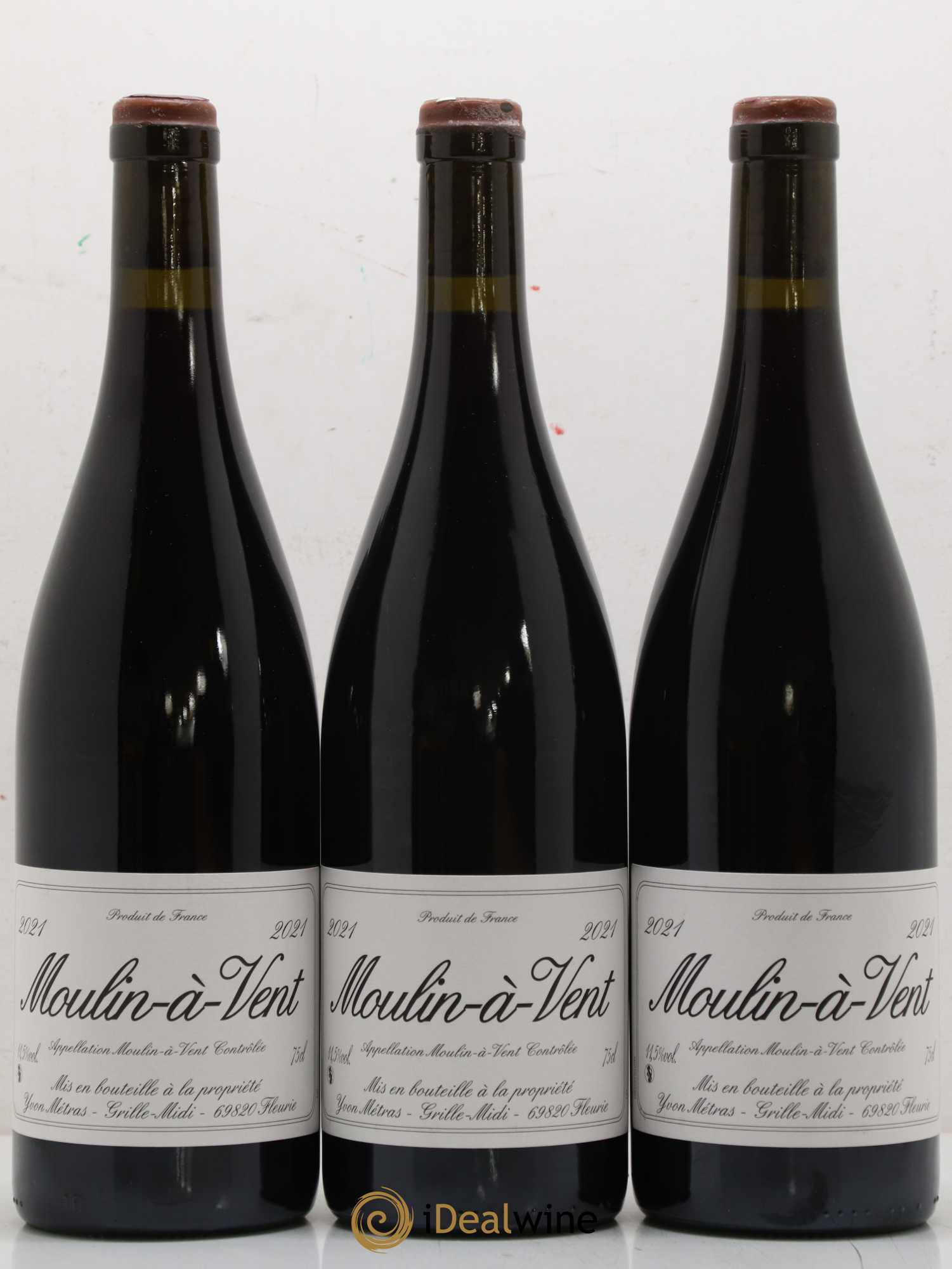 Moulin-à-Vent Yvon Métras 2021 - Lot de 3 bouteilles - 0