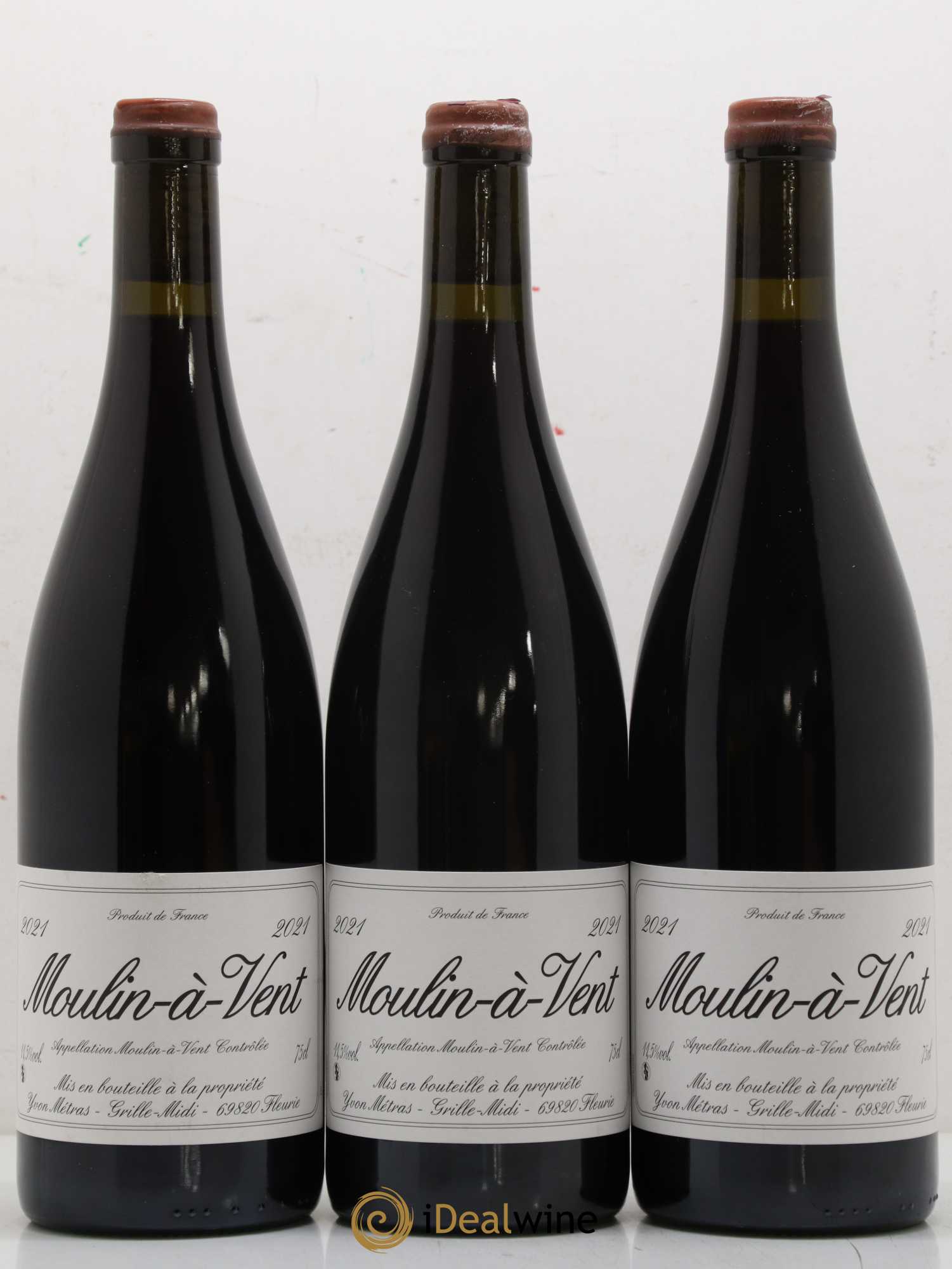 Moulin-à-Vent Yvon Métras 2021 - Posten von 3 Flaschen - 0