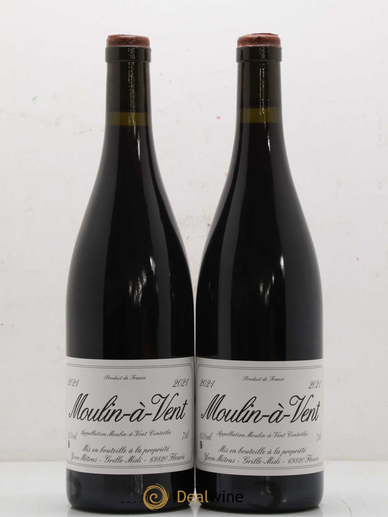 Moulin-à-Vent Yvon Métras 2021 - Lot de 2 bouteilles - 0