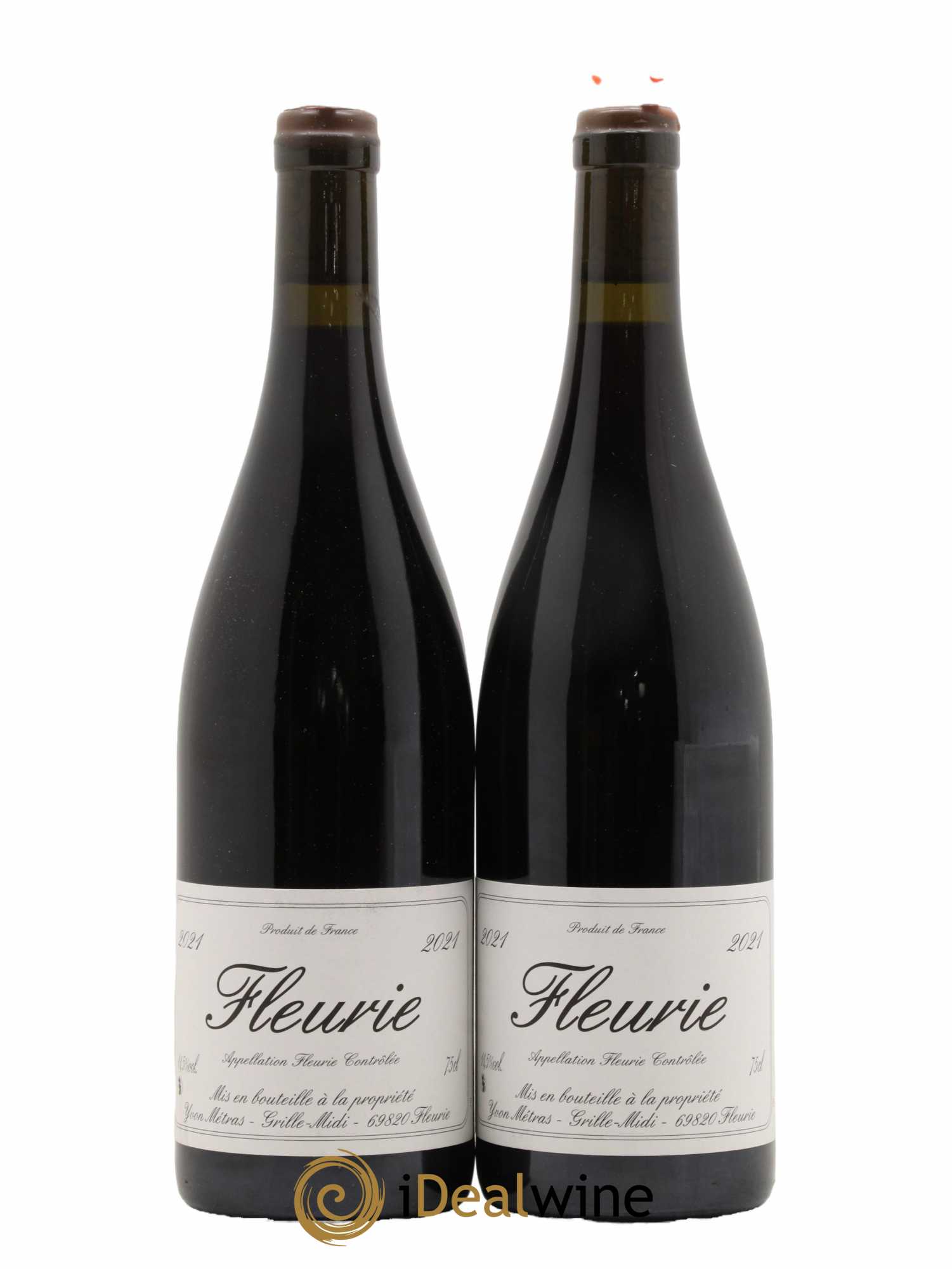 Fleurie Yvon Métras 2021 - Lot de 2 bouteilles - 0