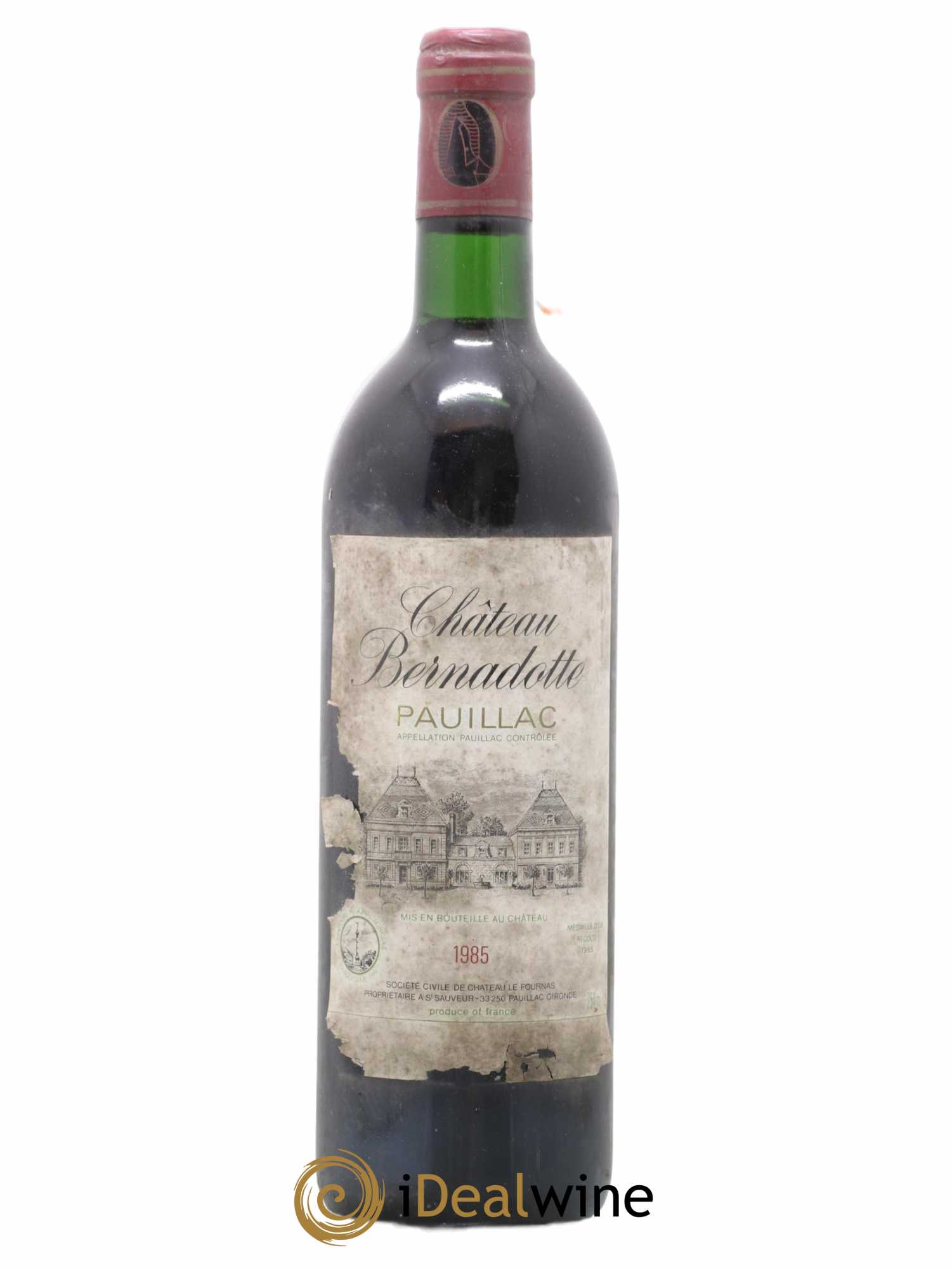 Pauillac Château Bernardotte (no reserve) 1985 - Lot of 1 bottle - 0
