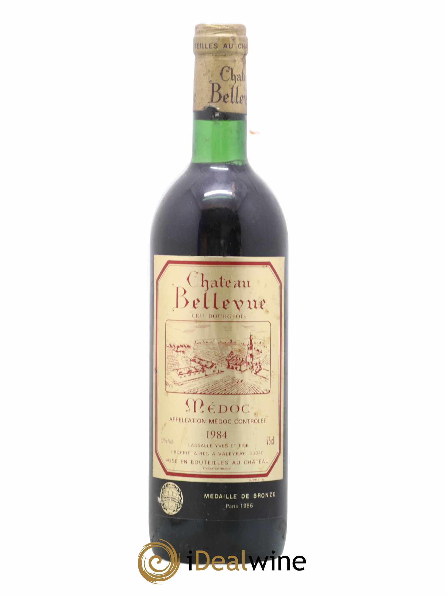 Château Bellevue Cru Bourgeois (sans prix de réserve) 1984 - Lot de 1 bouteille - 0